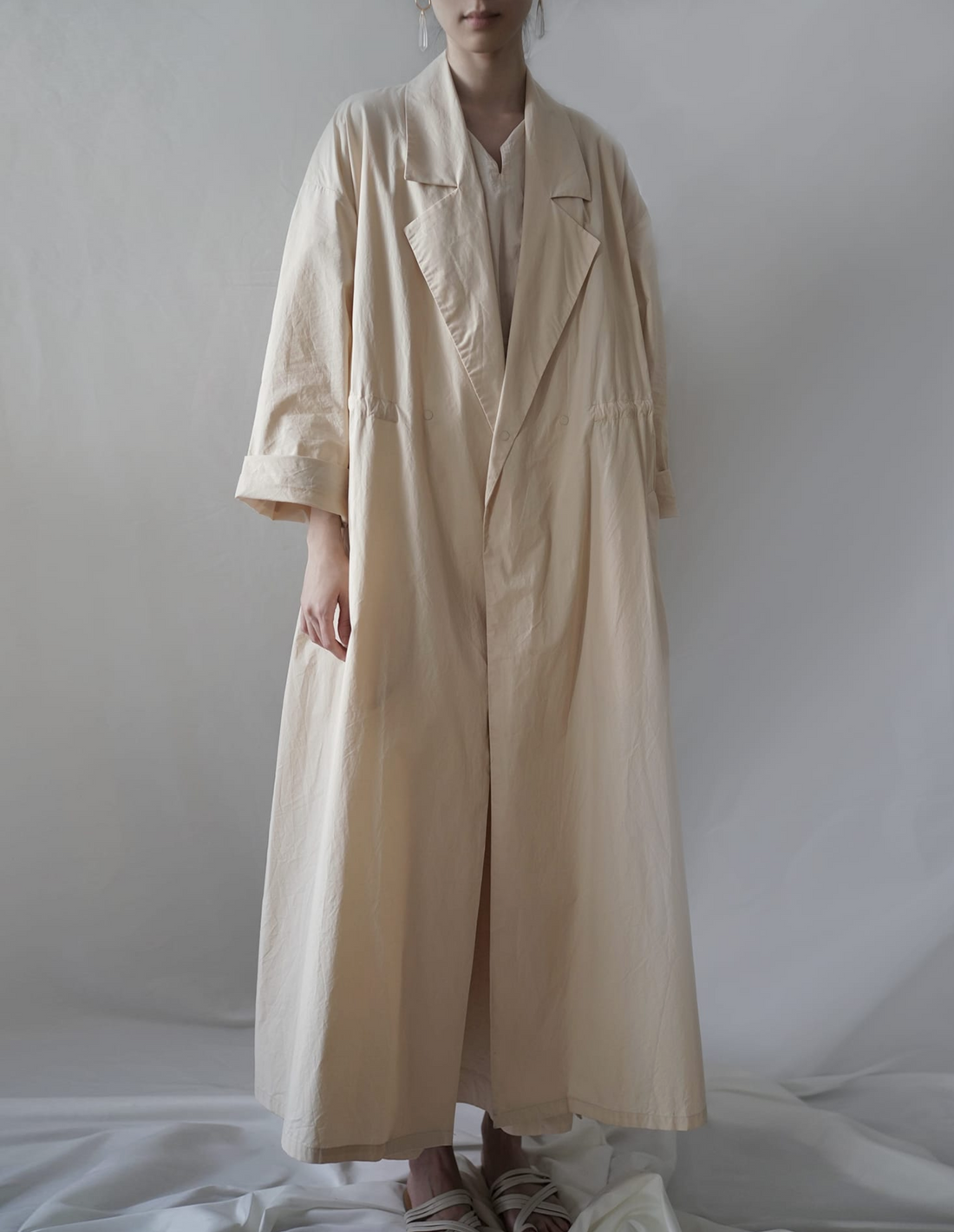 Poplin Trench Coat