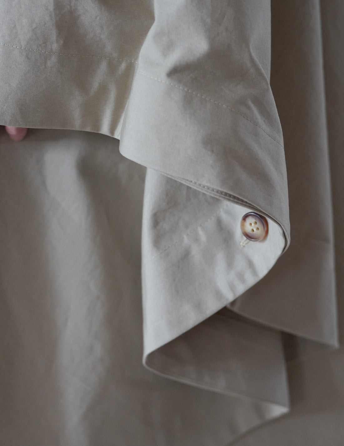 Odin Hooded Poncho・Beige