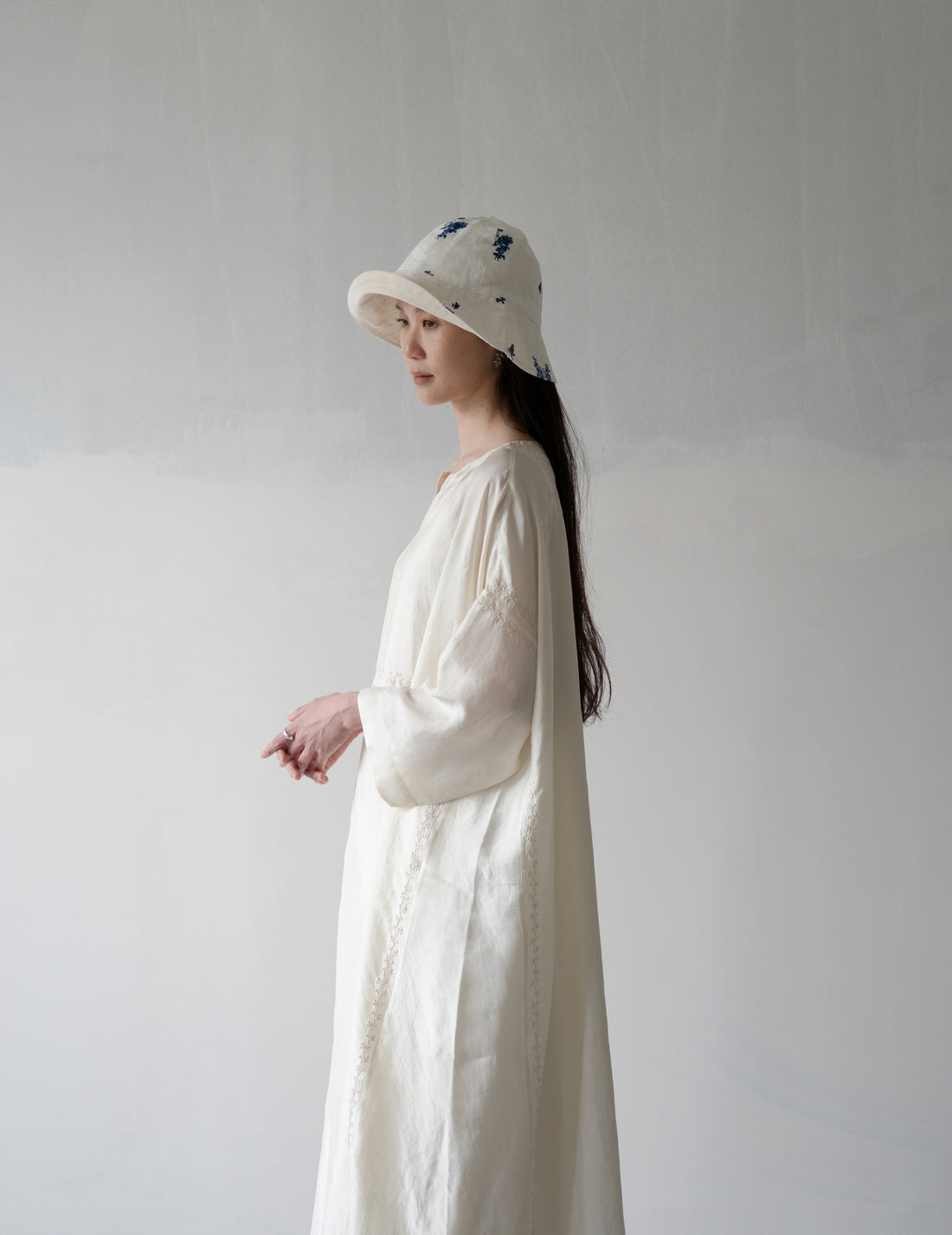 Reversible Bucket Hat・Indigo Print