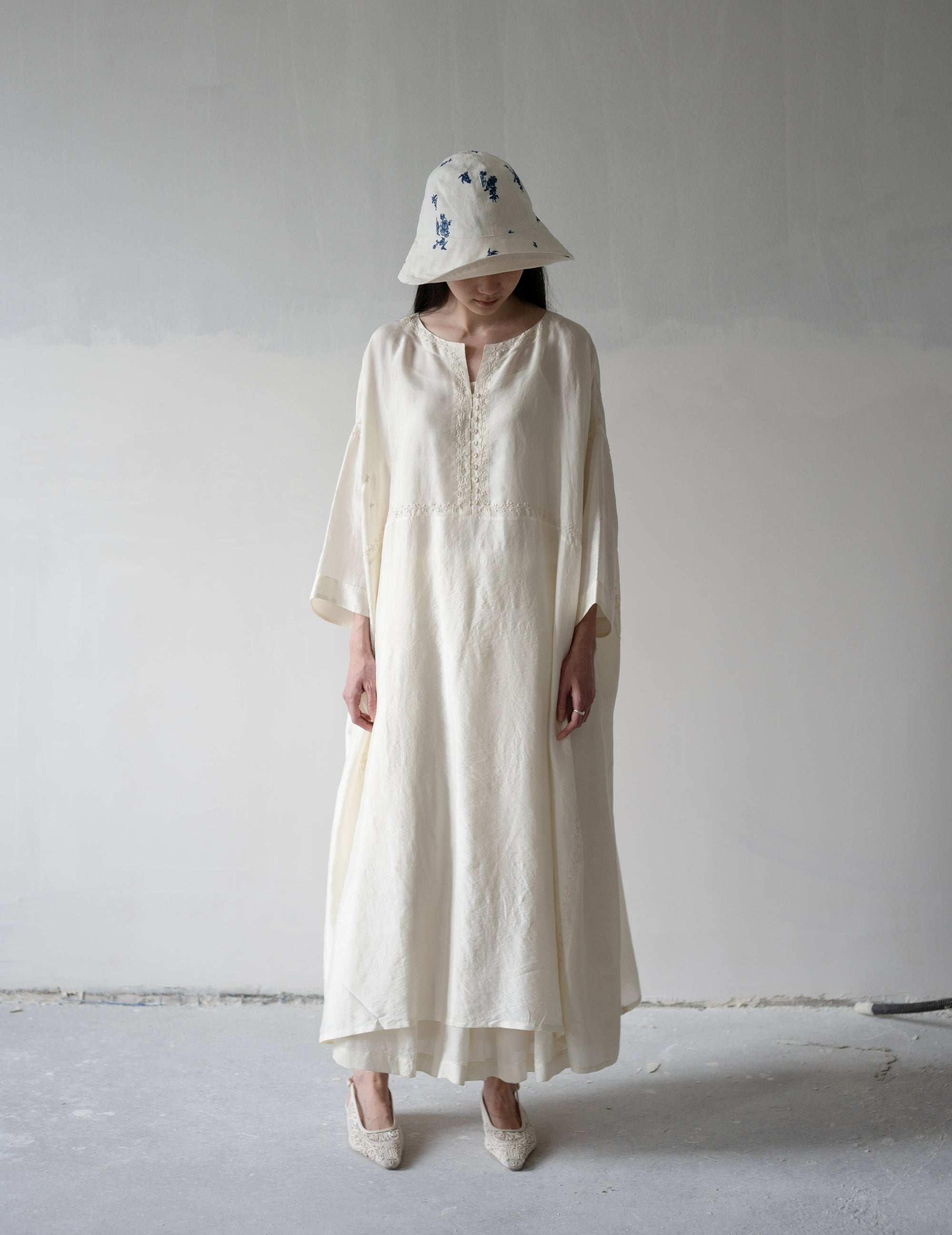 Reversible Bucket Hat・Indigo Print