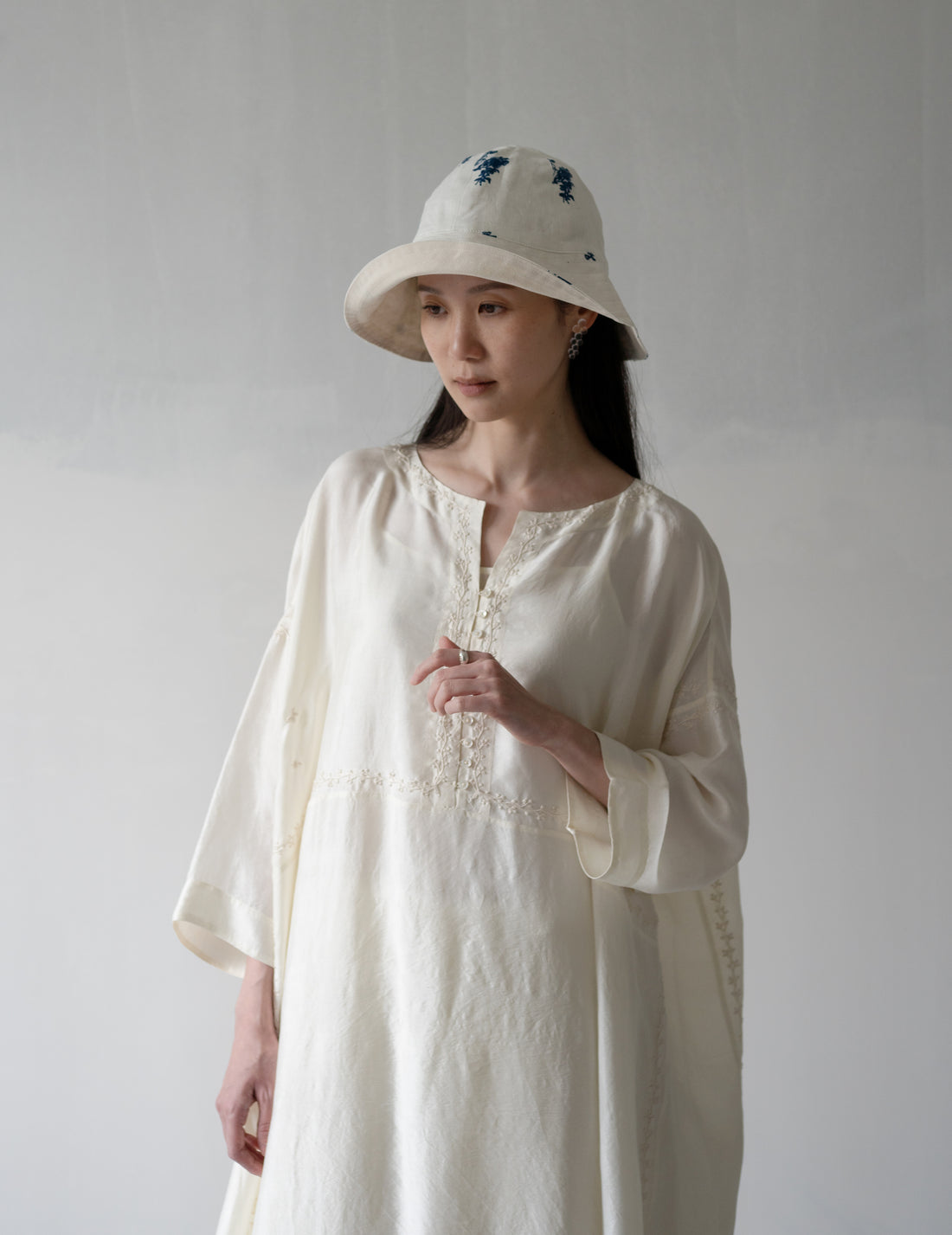 Reversible Bucket Hat・Indigo Print