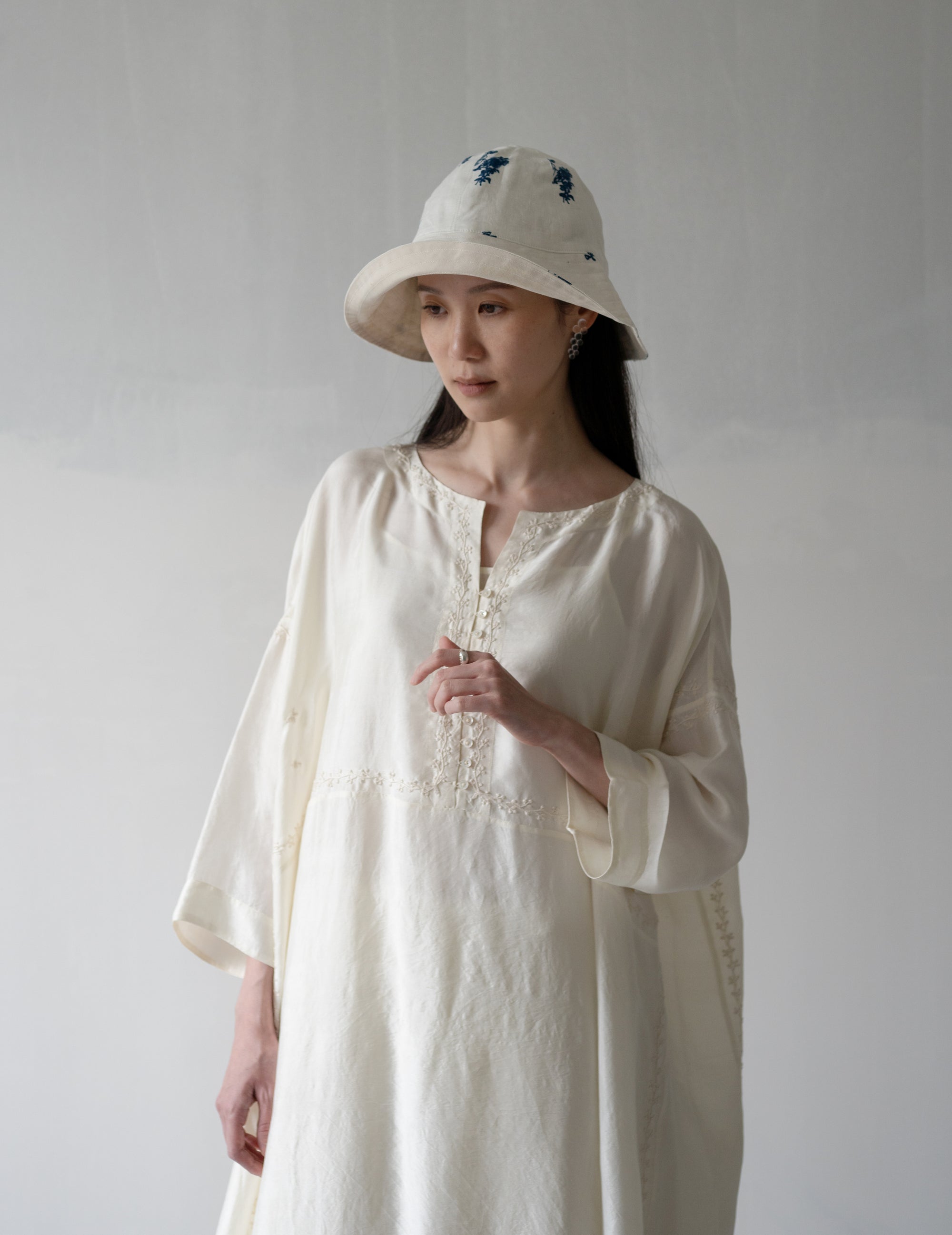 Reversible Bucket Hat・Indigo Print
