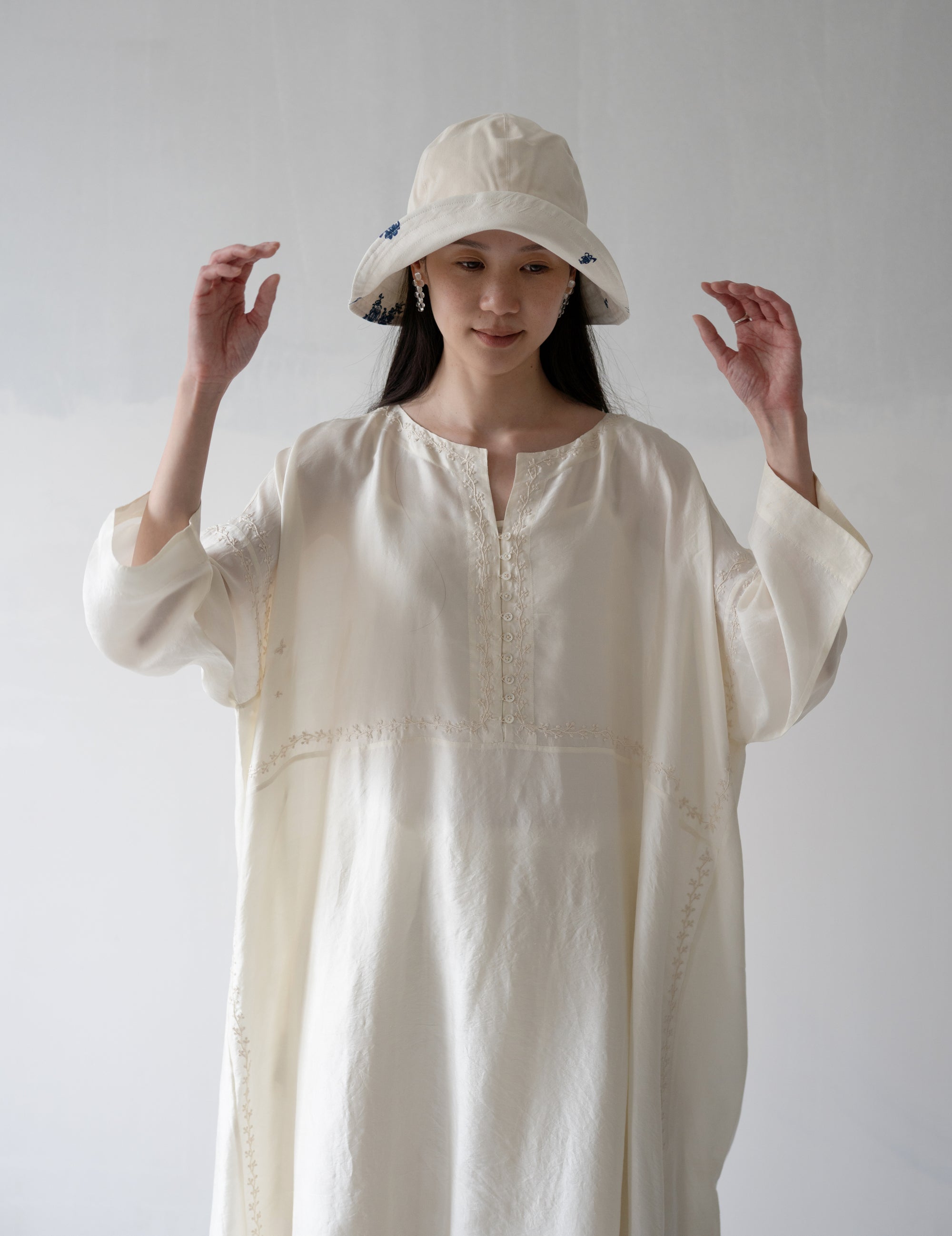 Reversible Bucket Hat・Indigo Print