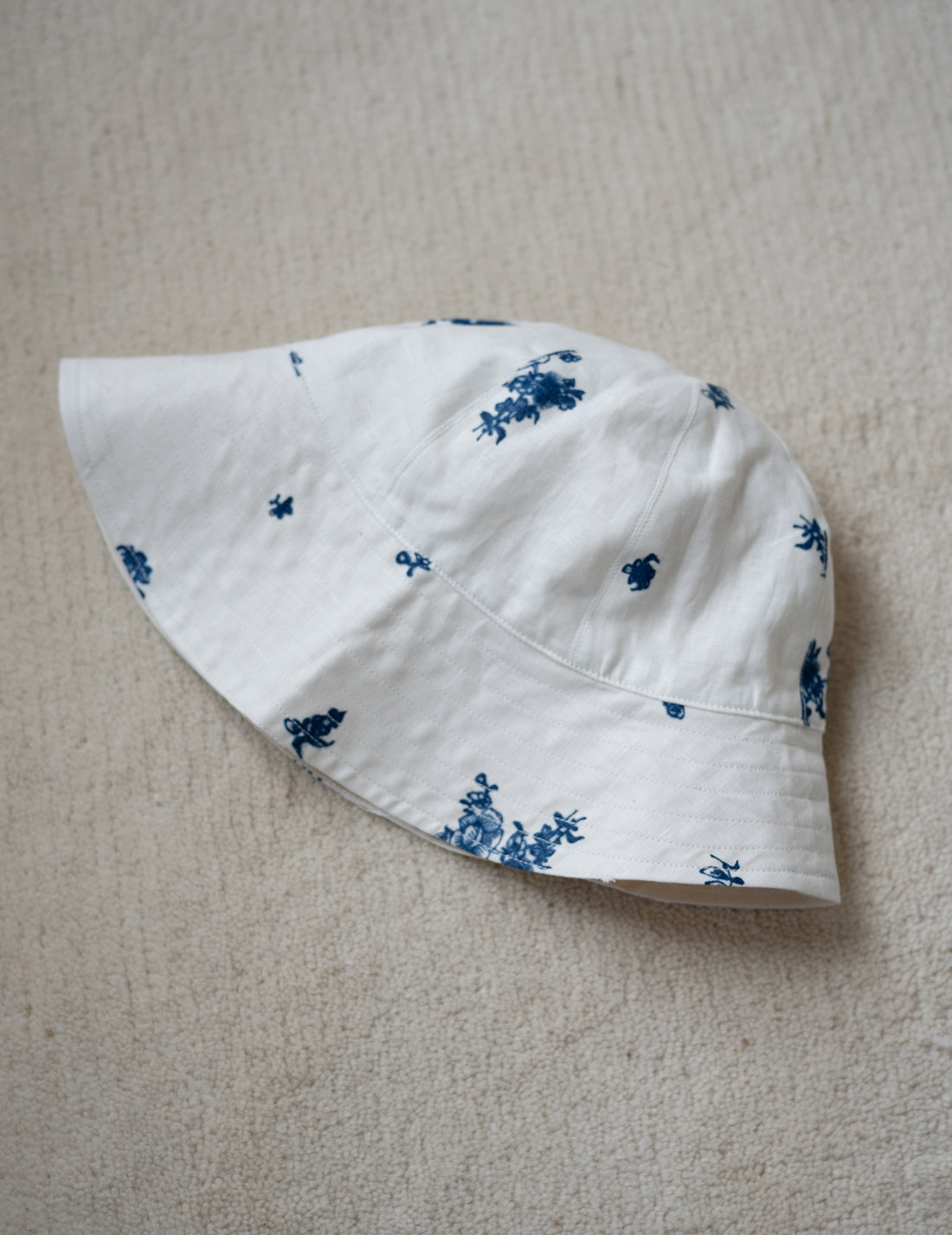 Reversible Bucket Hat・Indigo Print