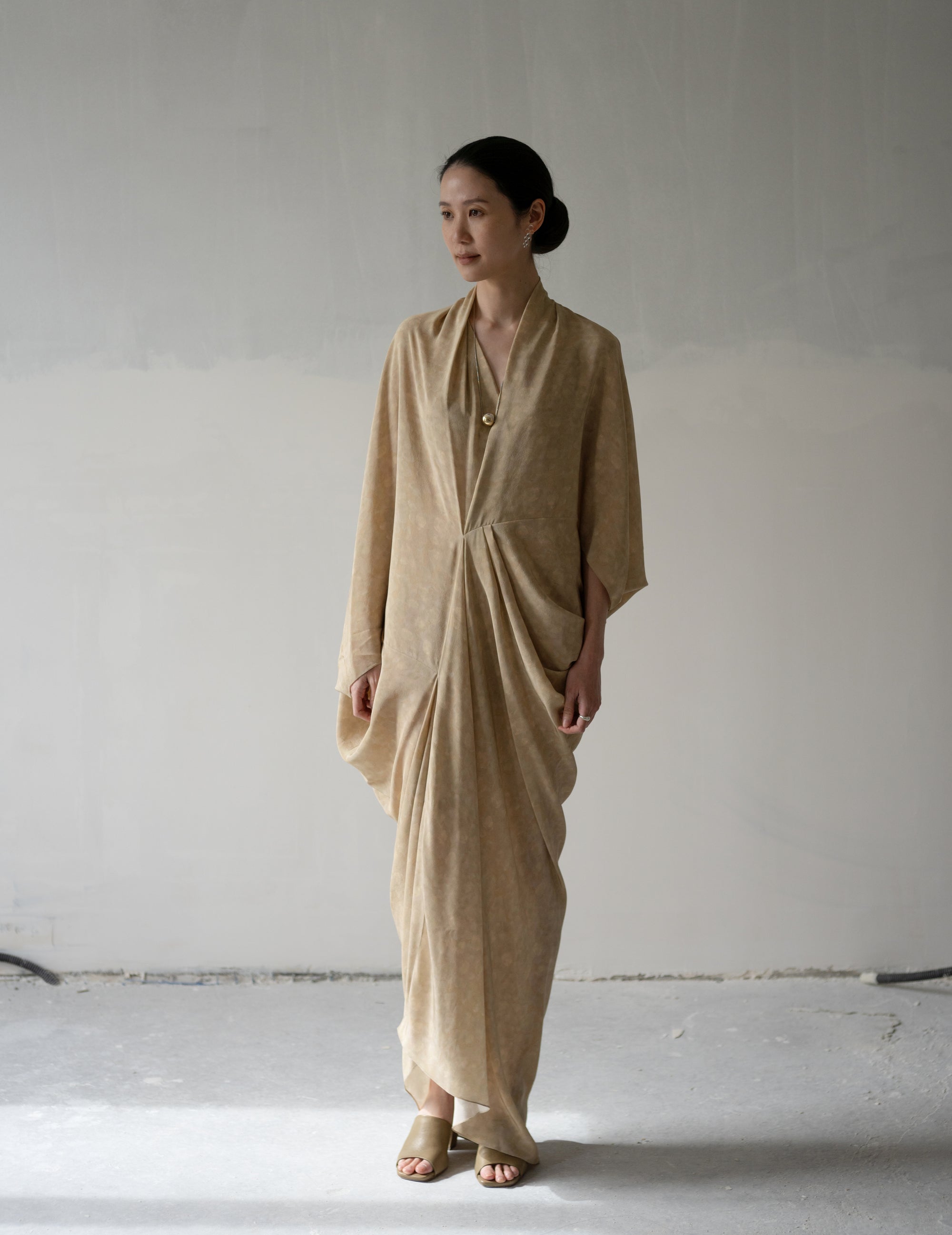 Mayu Silk Dress・Flora Print