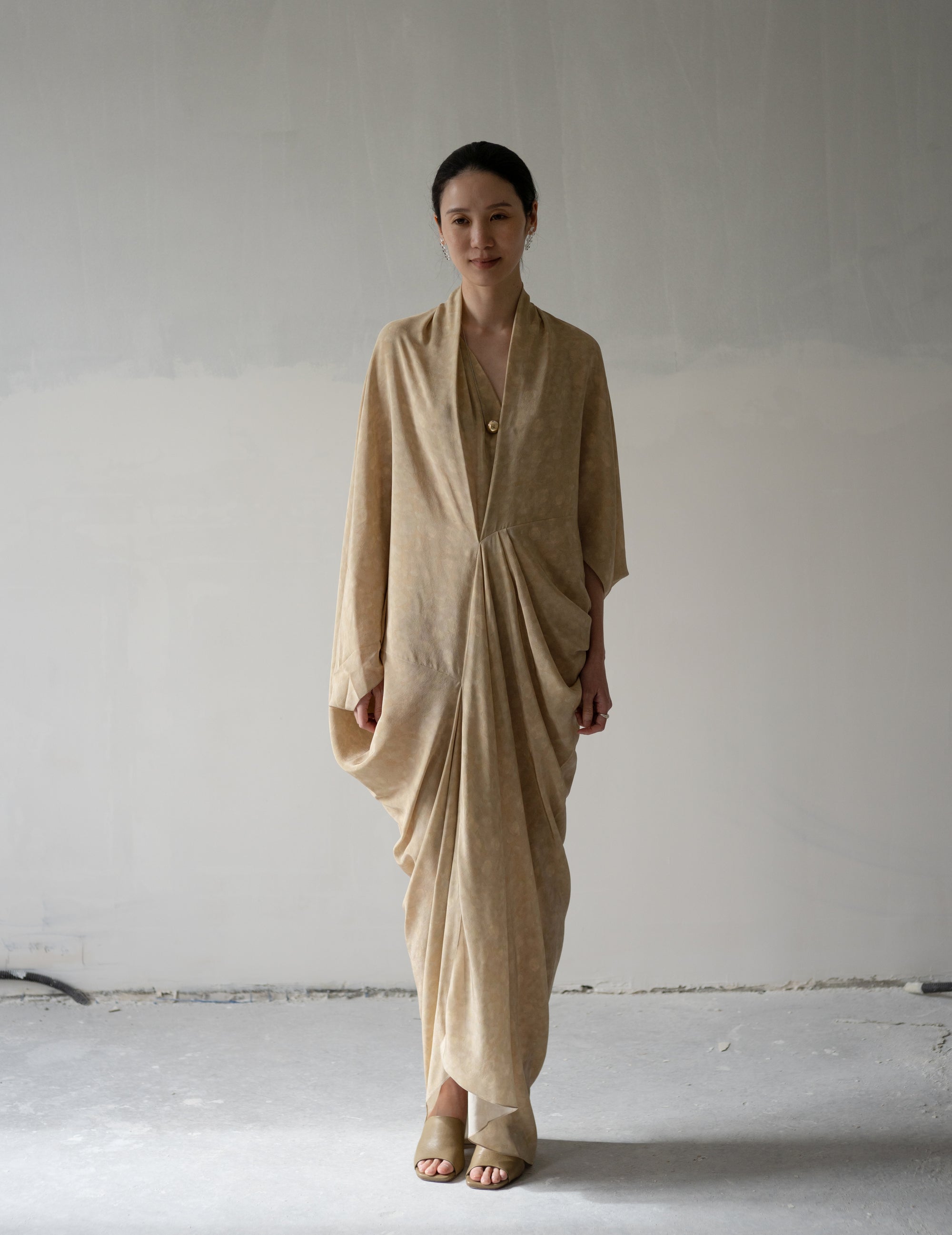 Mayu Silk Dress・Flora Print