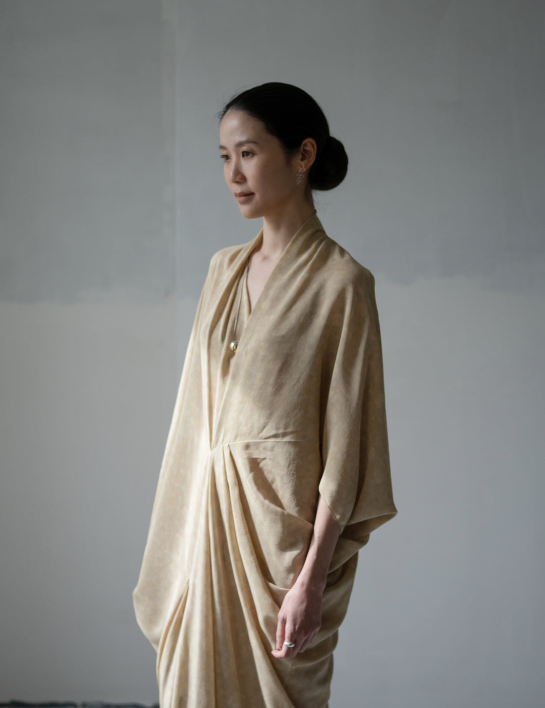 Mayu Silk Dress・Flora Print