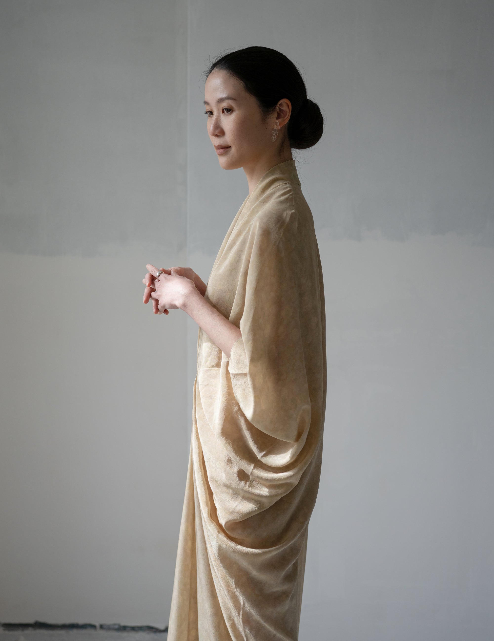 Mayu Silk Dress・Flora Print