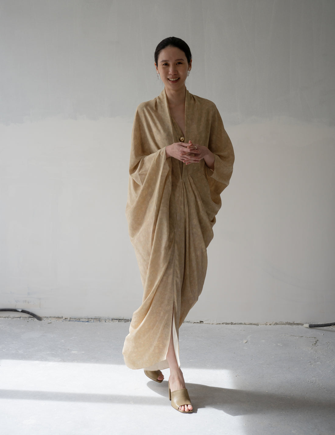 Mayu Silk Dress・Flora Print
