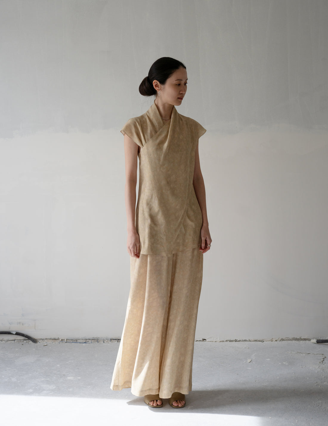 Ada Silk Pants・Flora Print