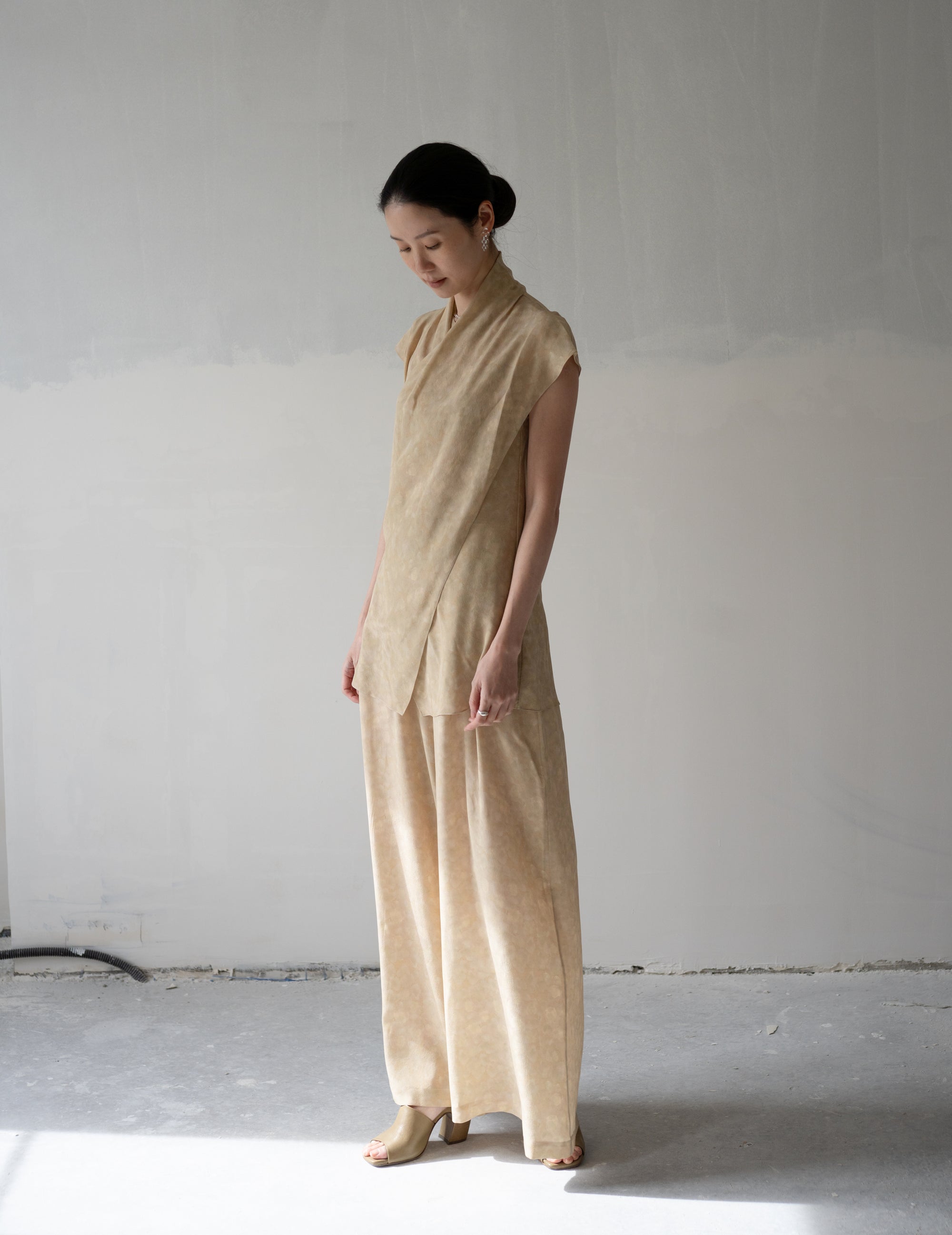 Ada Silk Pants・Flora Print