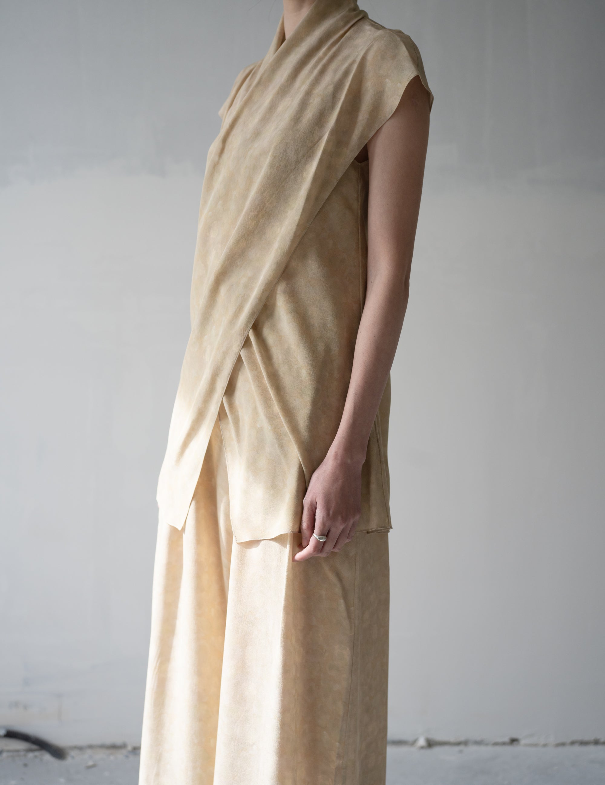 Cassiopea Silk Top・Flora Print