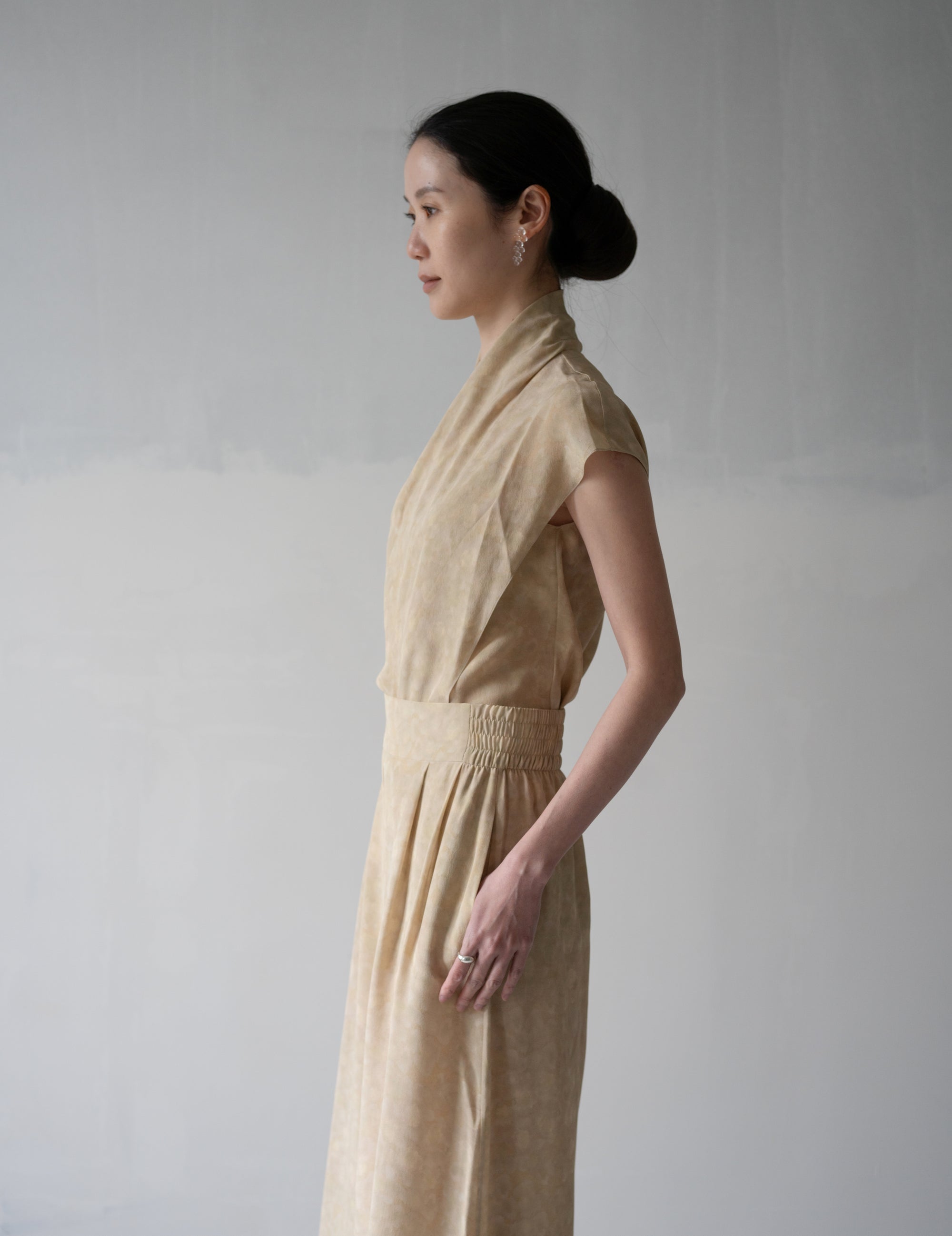 Ada Silk Pants・Flora Print