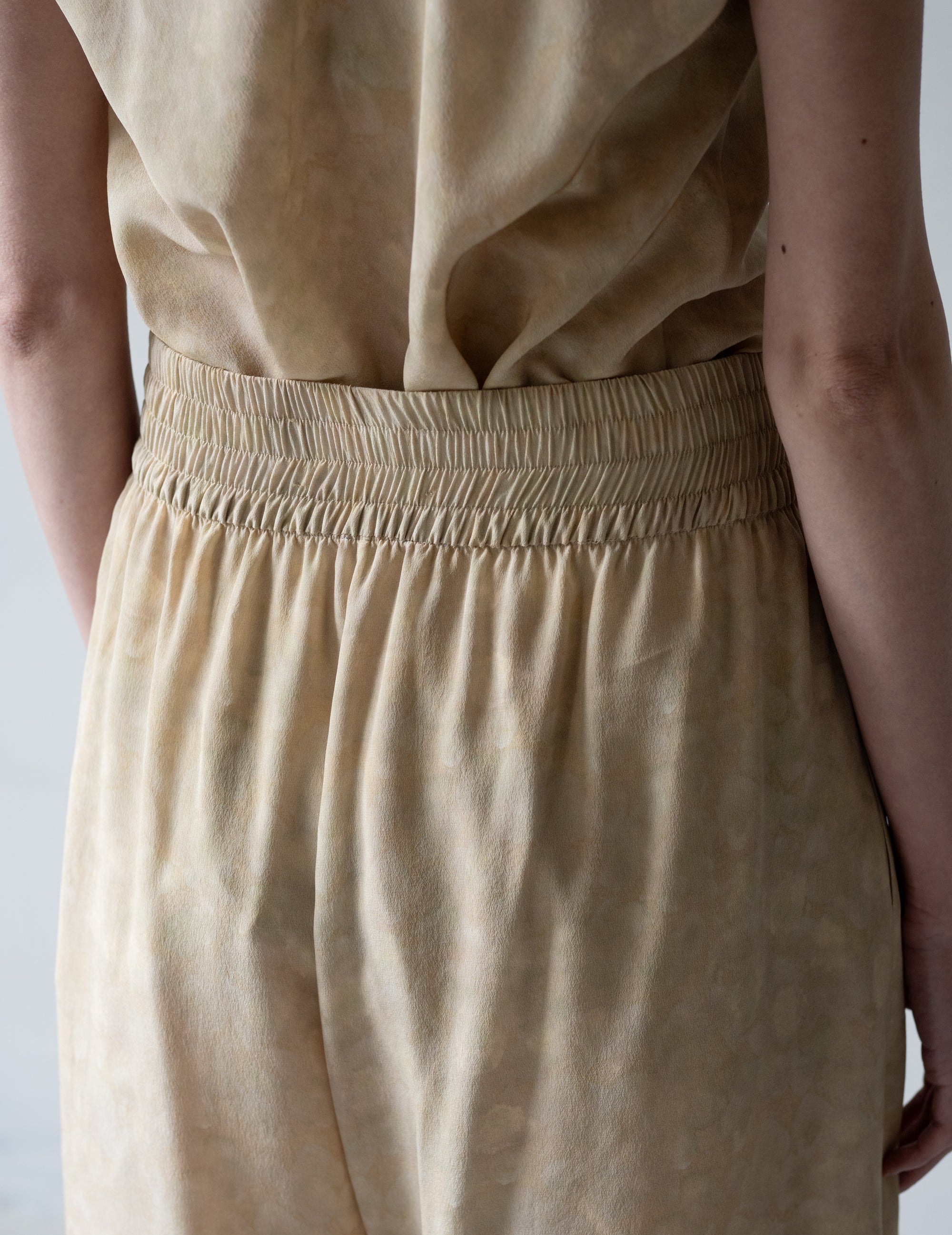 Ada Silk Pants・Flora Print