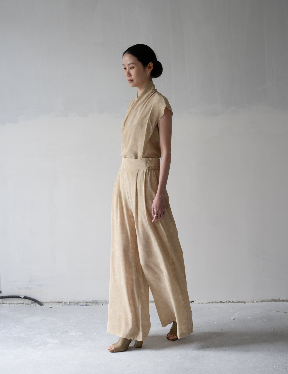 Ada Silk Pants・Flora Print