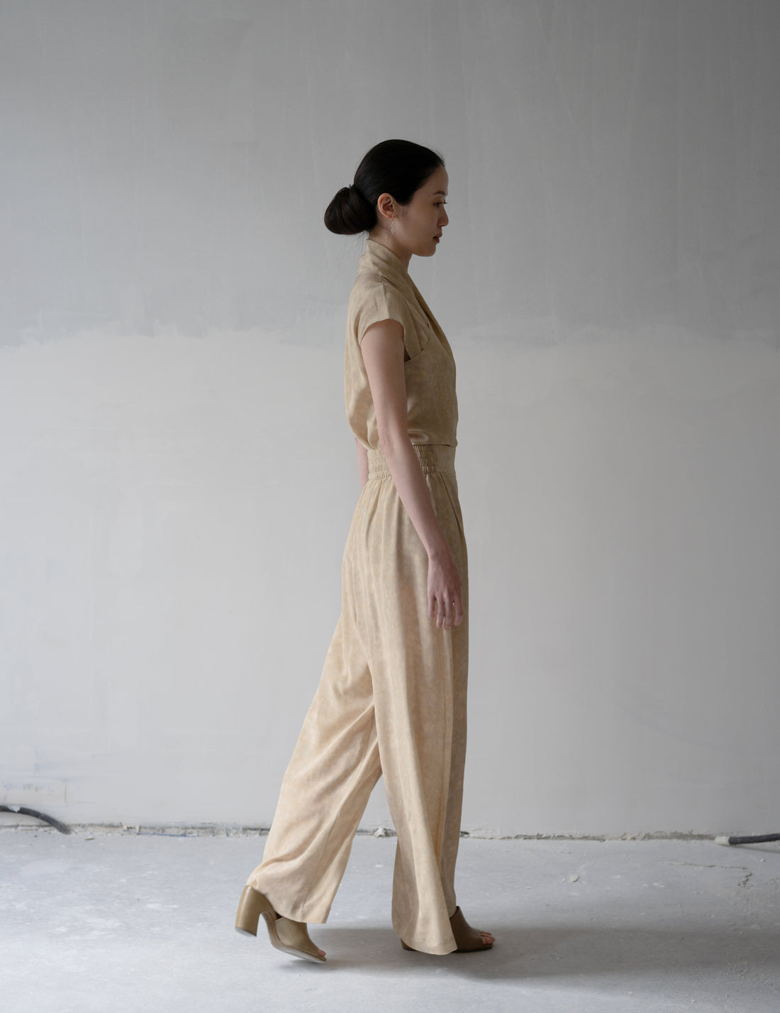 Ada Silk Pants・Flora Print