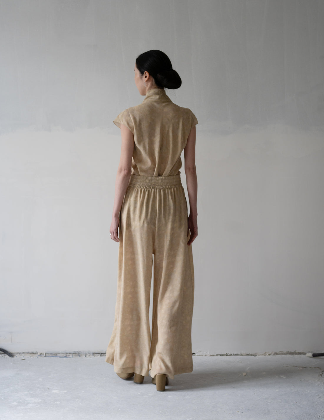 Ada Silk Pants・Flora Print