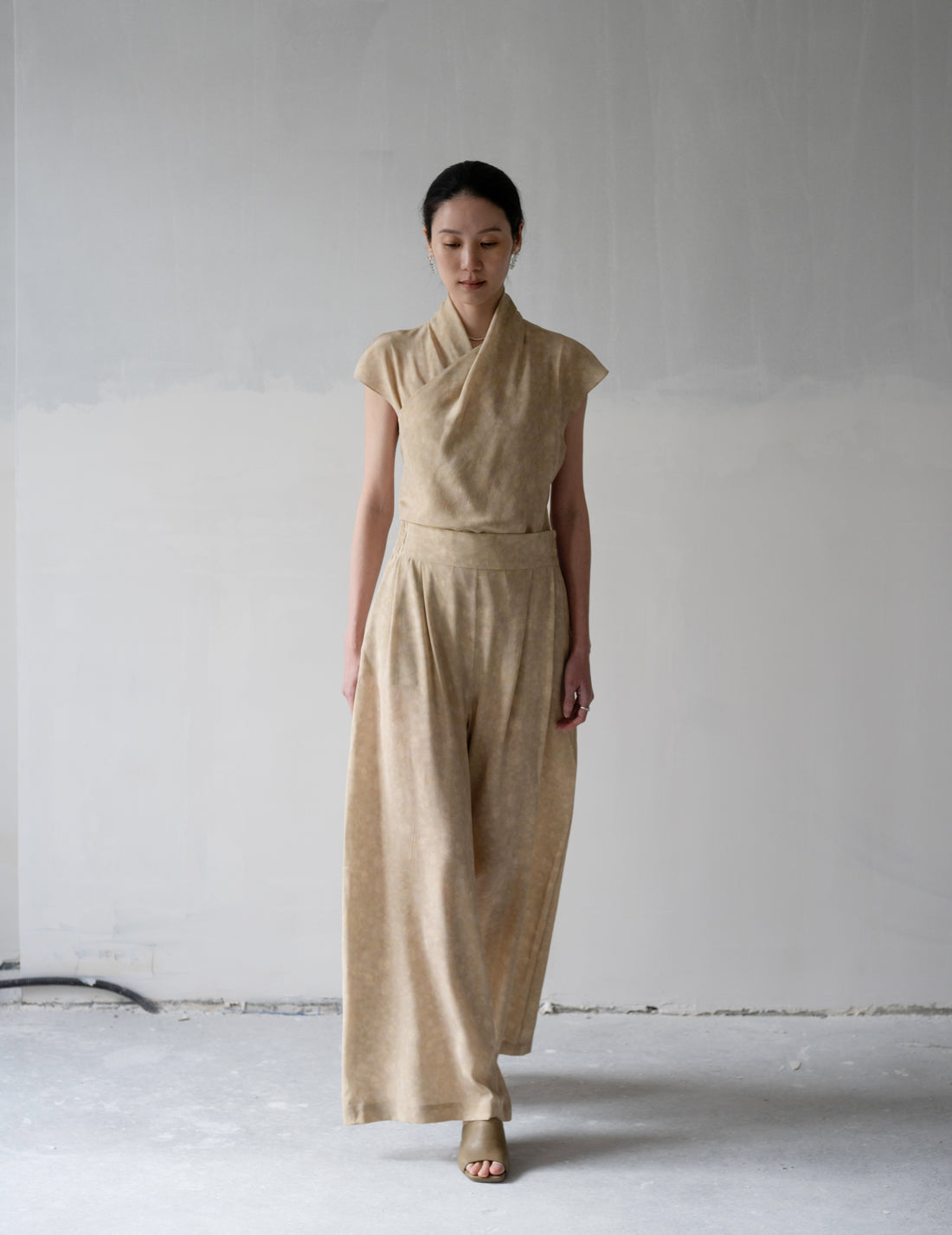 Ada Silk Pants・Flora Print