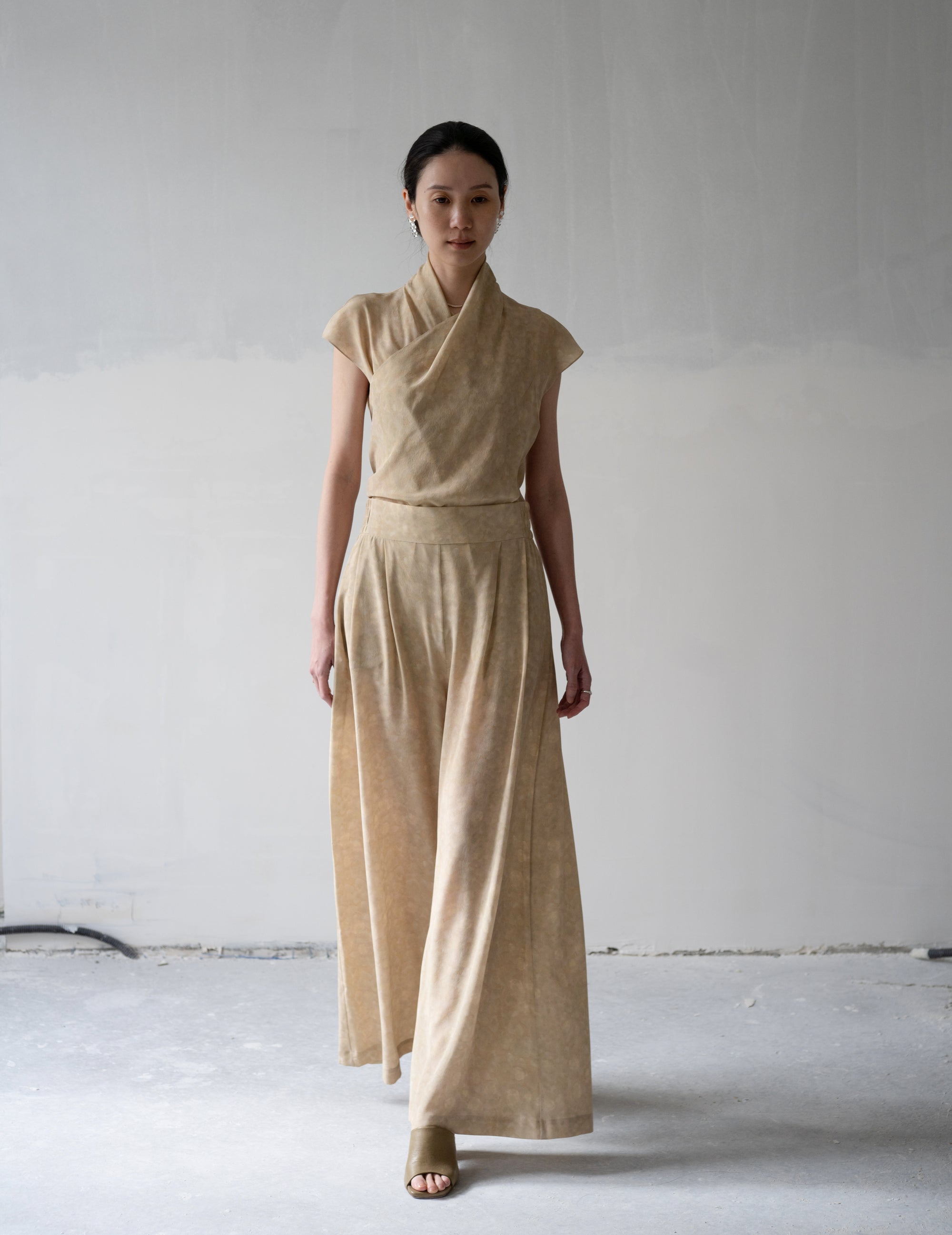 Ada Silk Pants・Flora Print