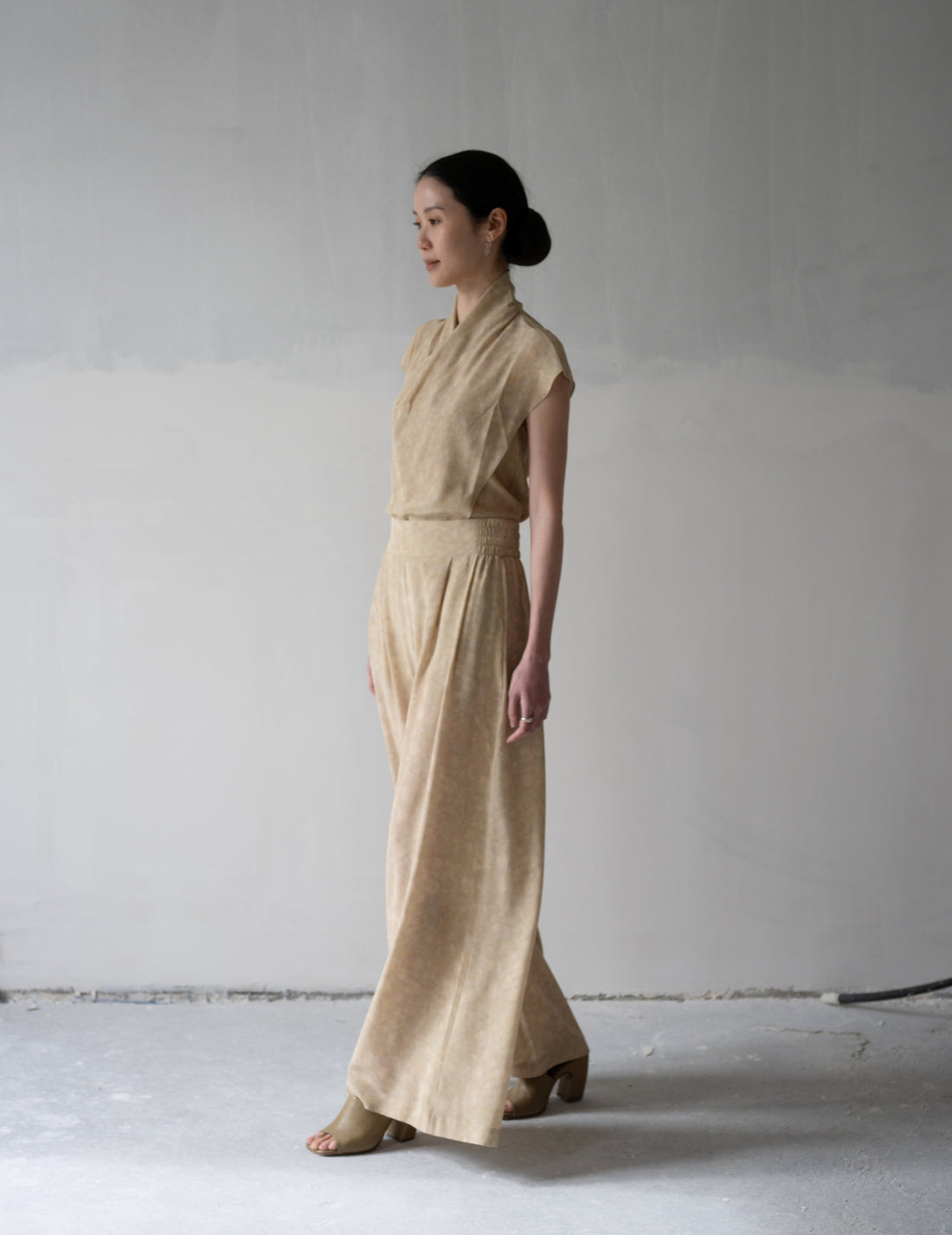 Ada Silk Pants・Flora Print