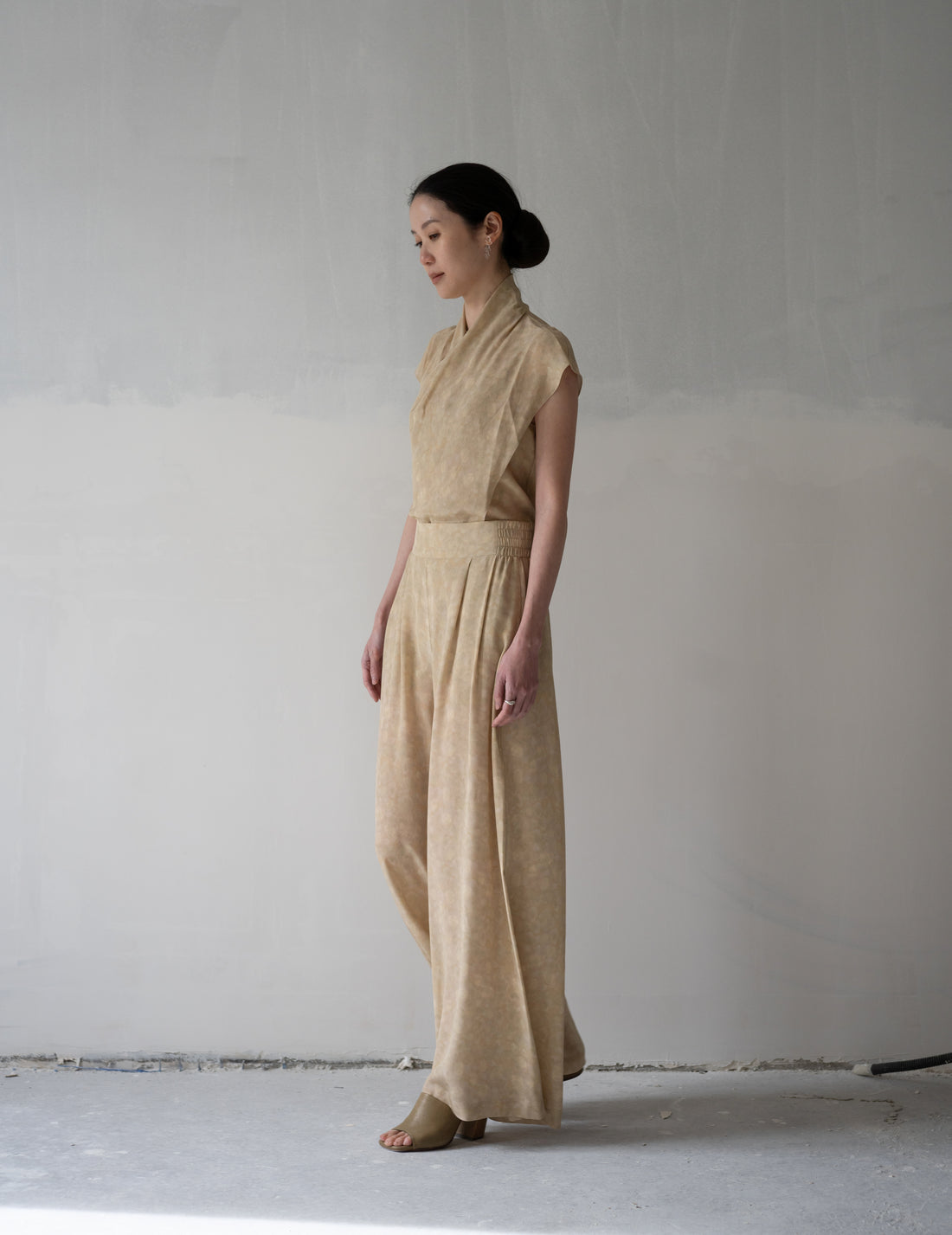 Ada Silk Pants・Flora Print