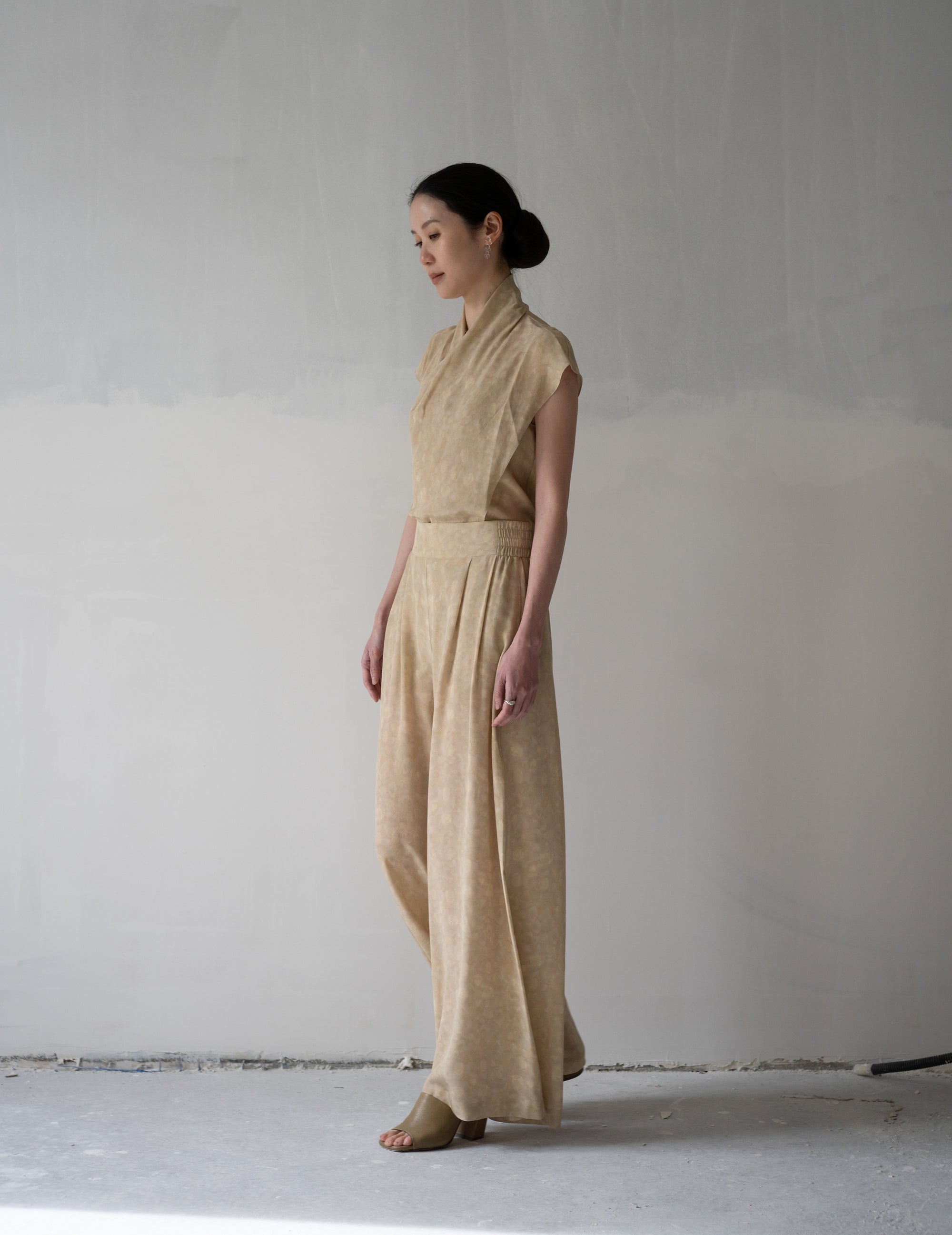 Ada Silk Pants・Flora Print