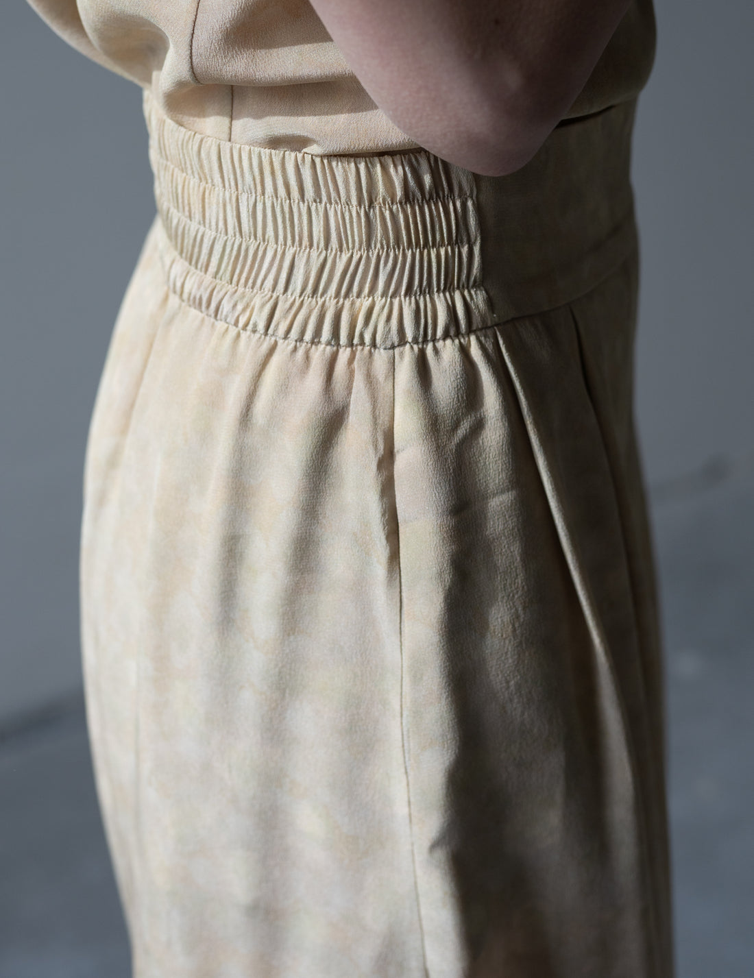 Ada Silk Pants・Flora Print