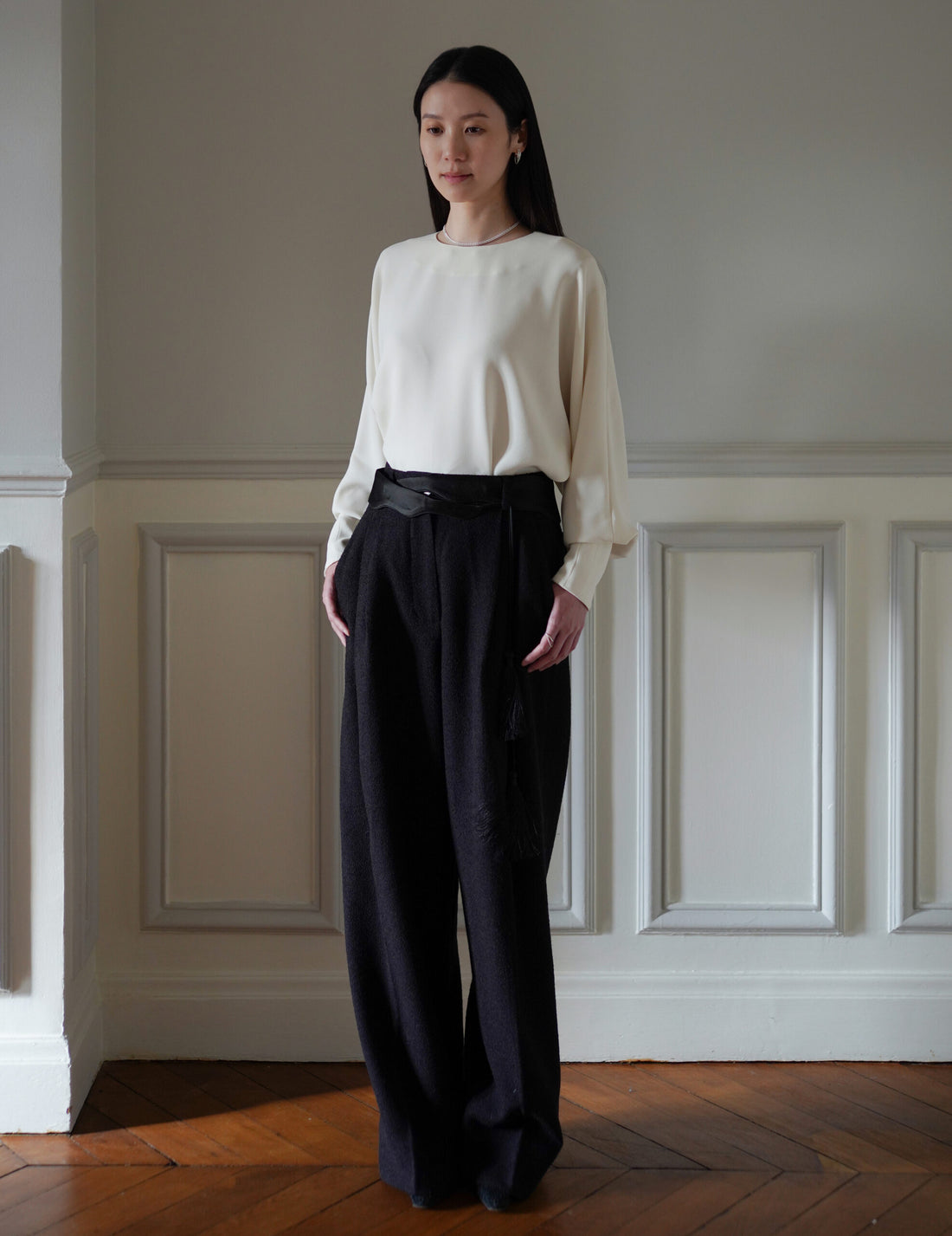 Paola Pants・Dark Brown