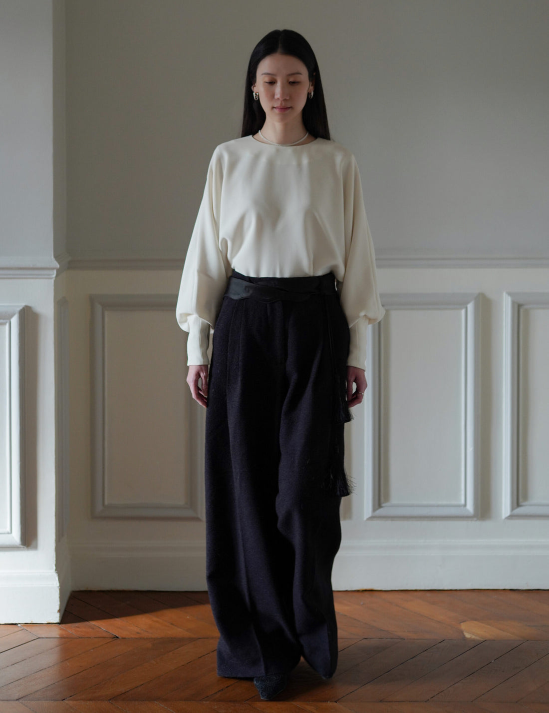 Aroi 流蘇領・黑色