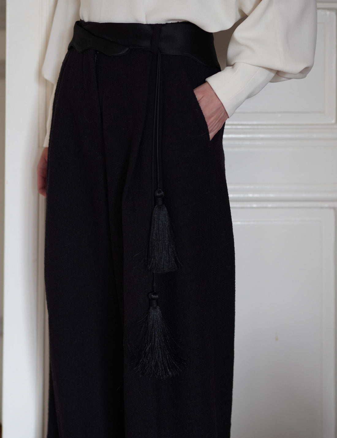 Aroi 流蘇領・黑色