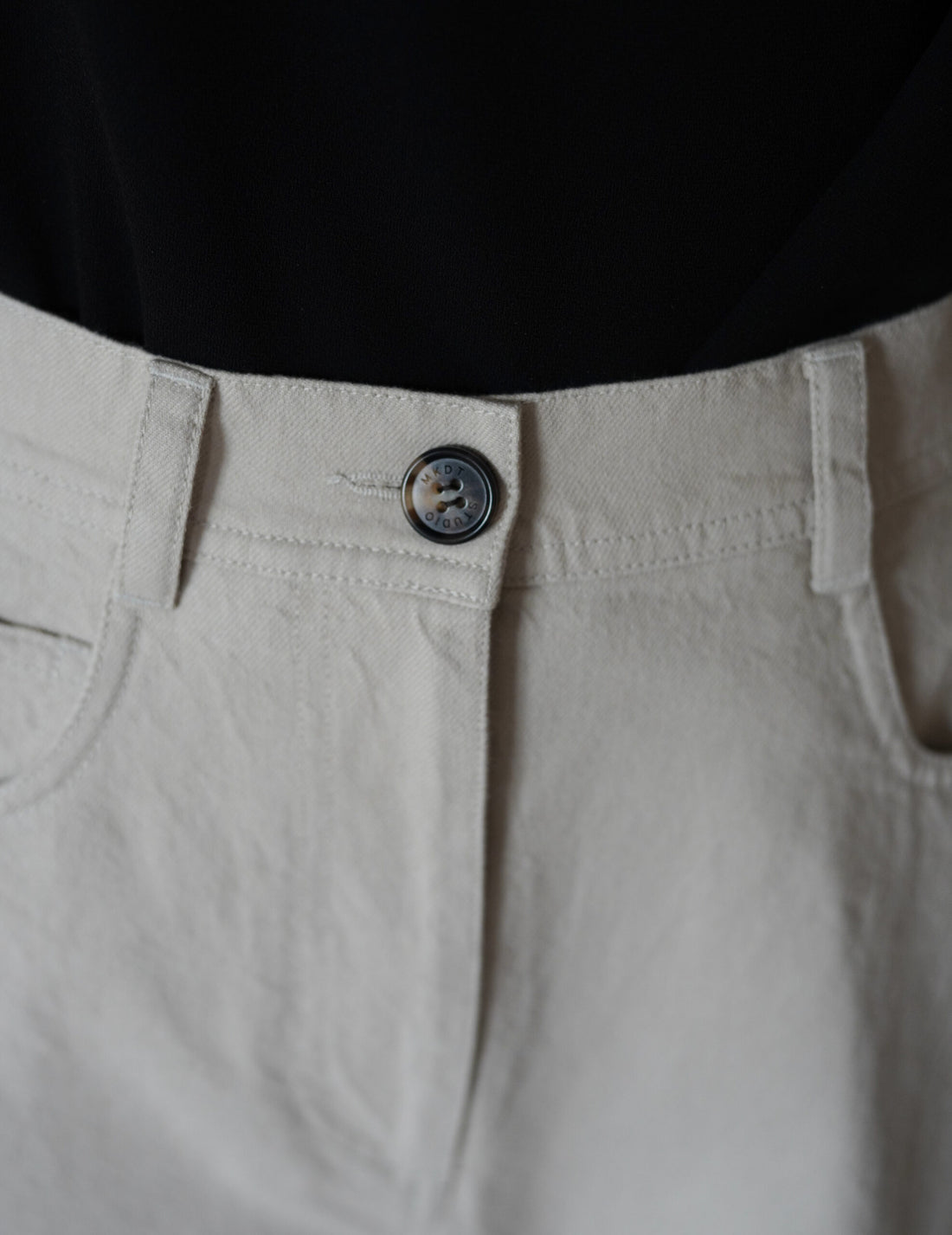 Pella Cotton Twill Pants・Stone Grey