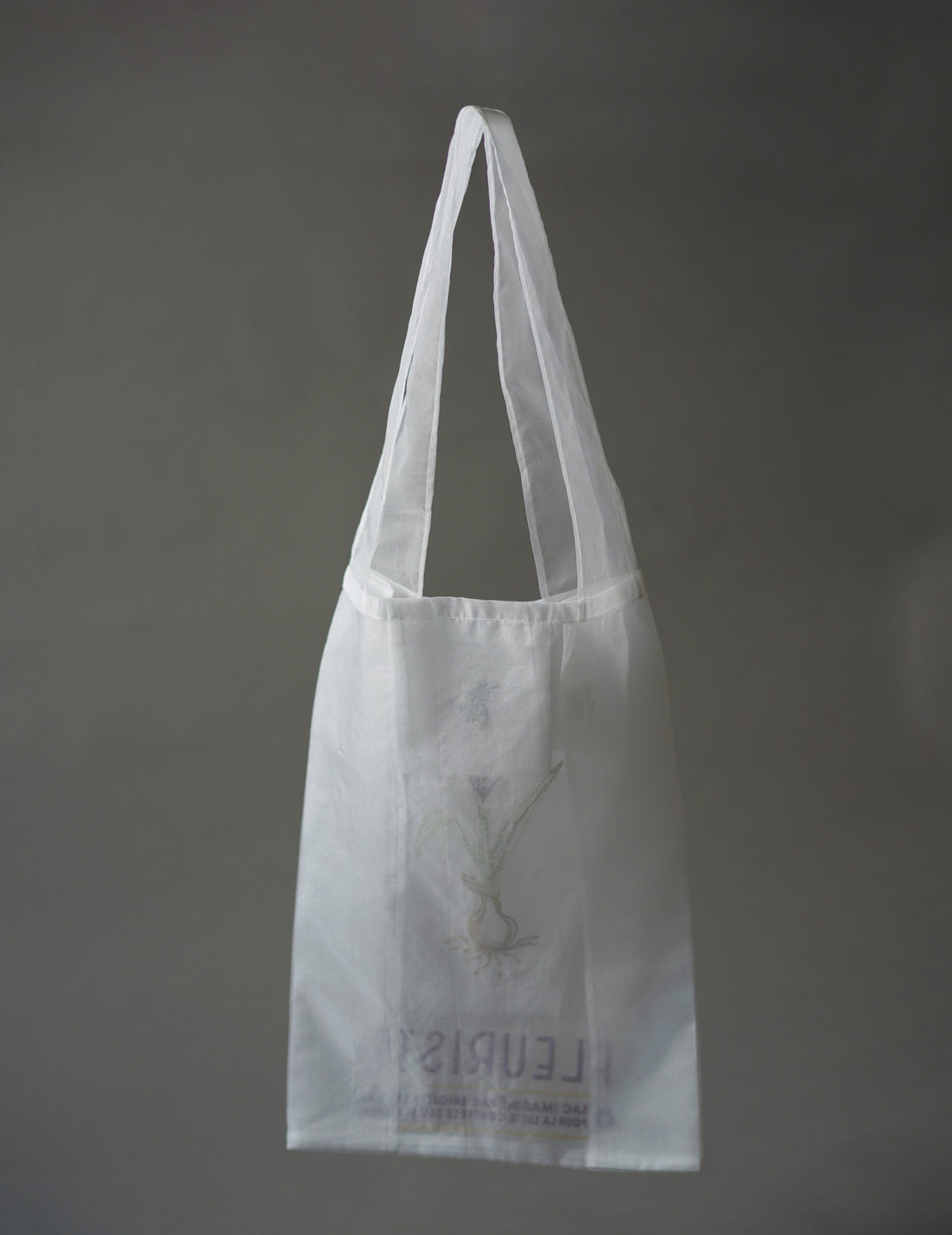 花卉球根刺繡歐根紗手袋