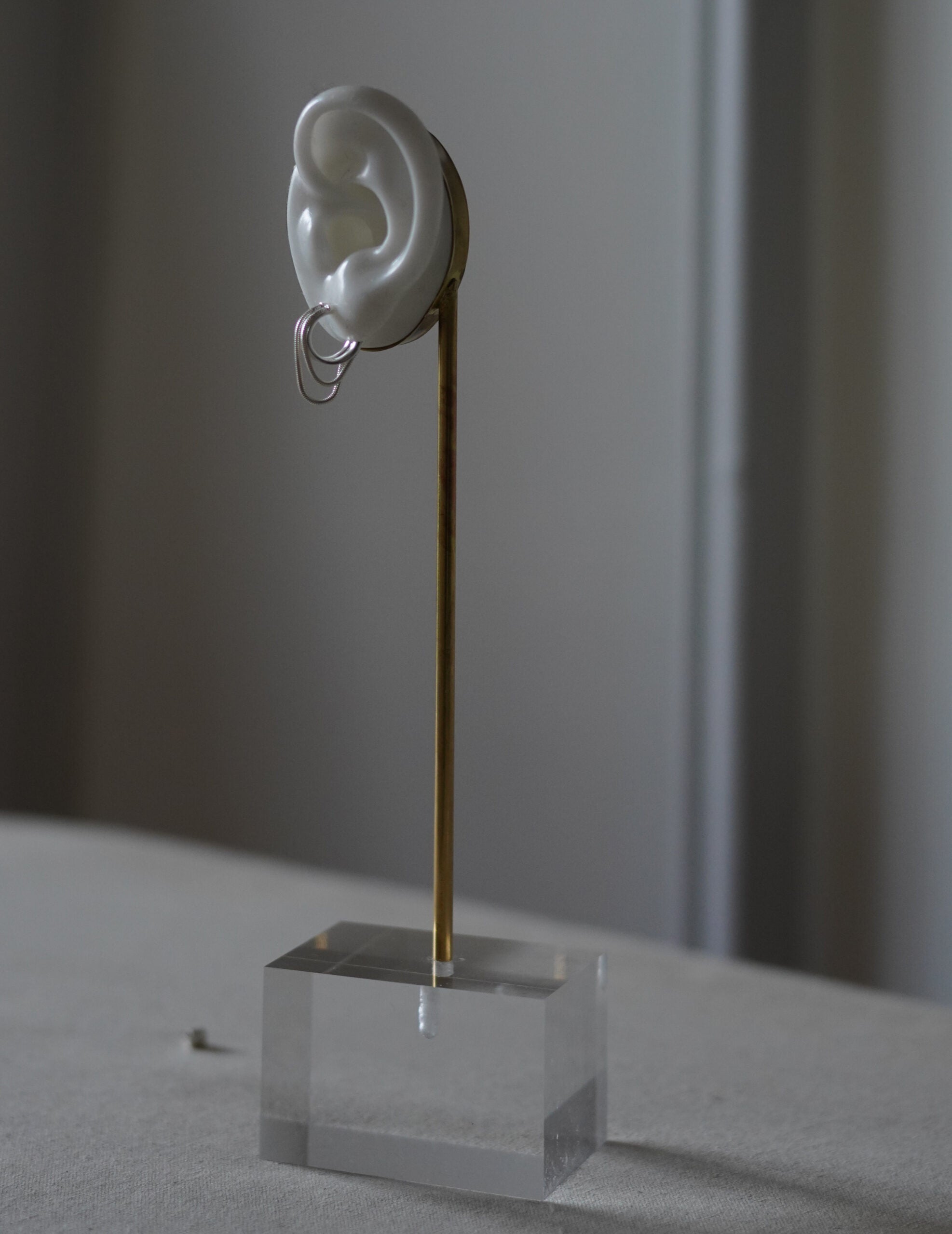 TWINKLER MINI DOUBLE 耳環・銀色