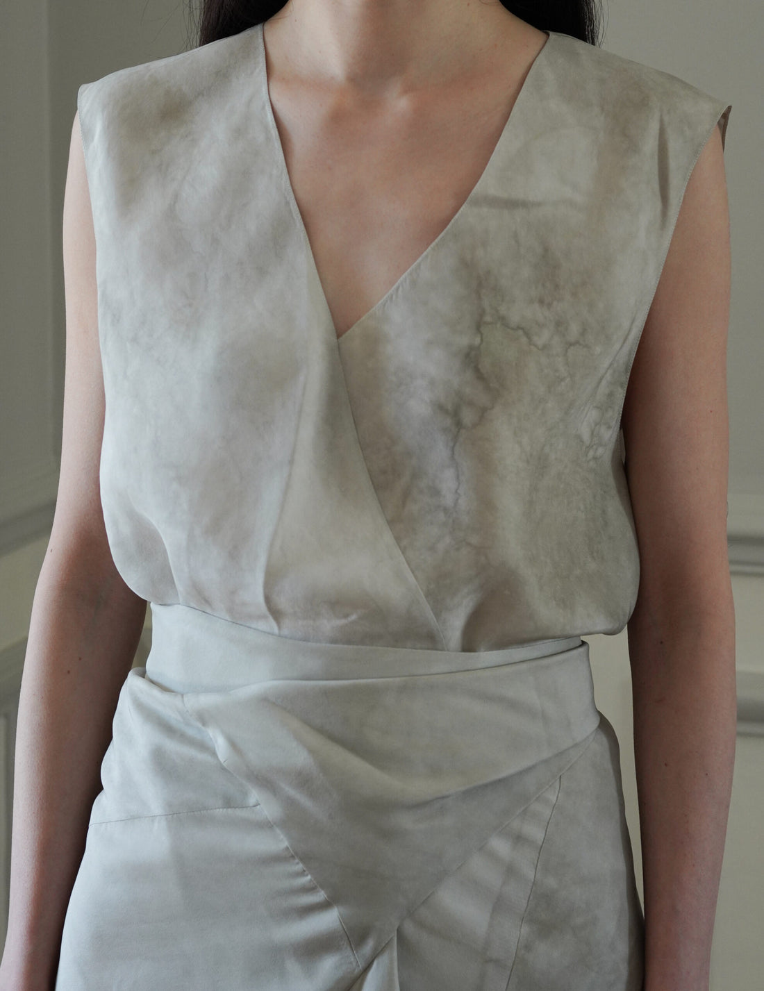 Dali Silk Top・Fade Ash