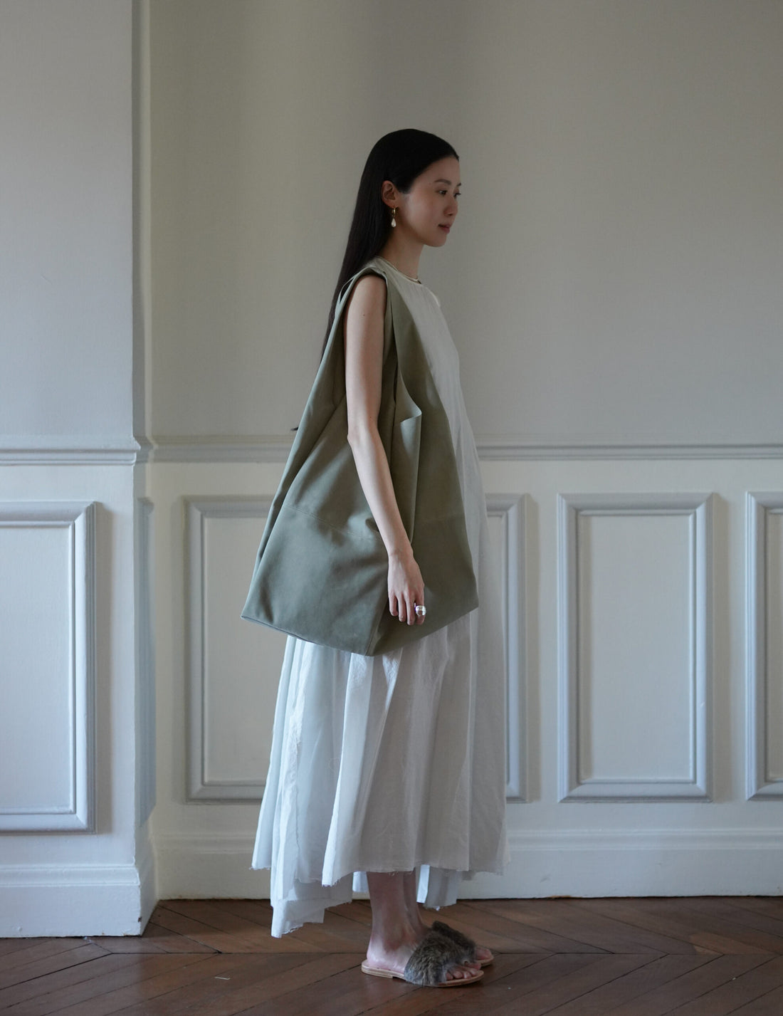 U Bag XL Suede・湖光綠