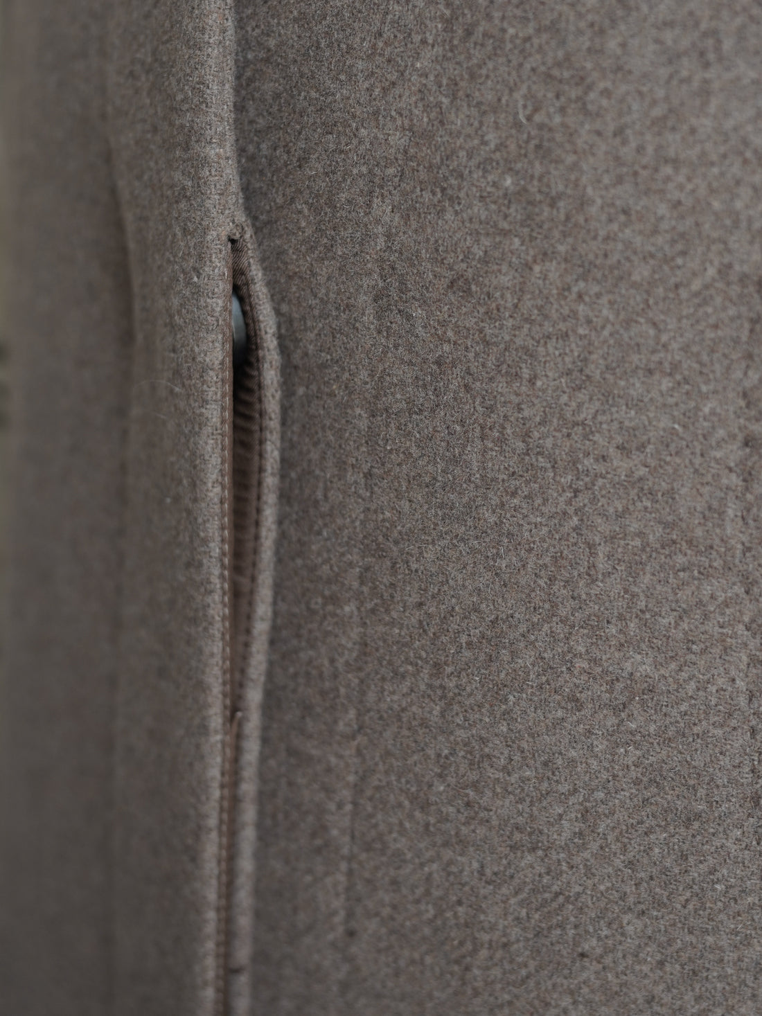 VICTOIRE Wool Blend Long Vest・Taupe