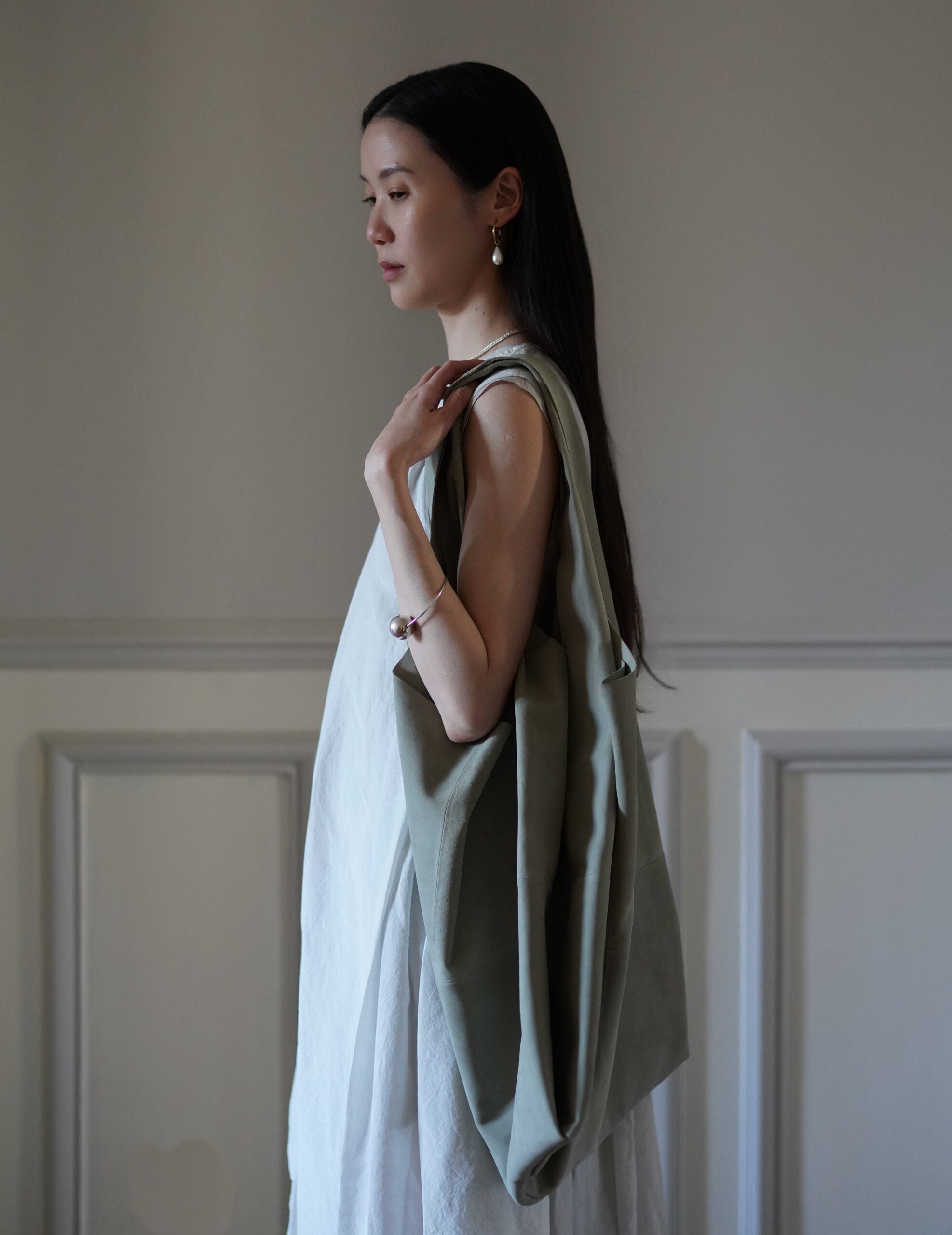 U Bag XL Suede・湖光綠