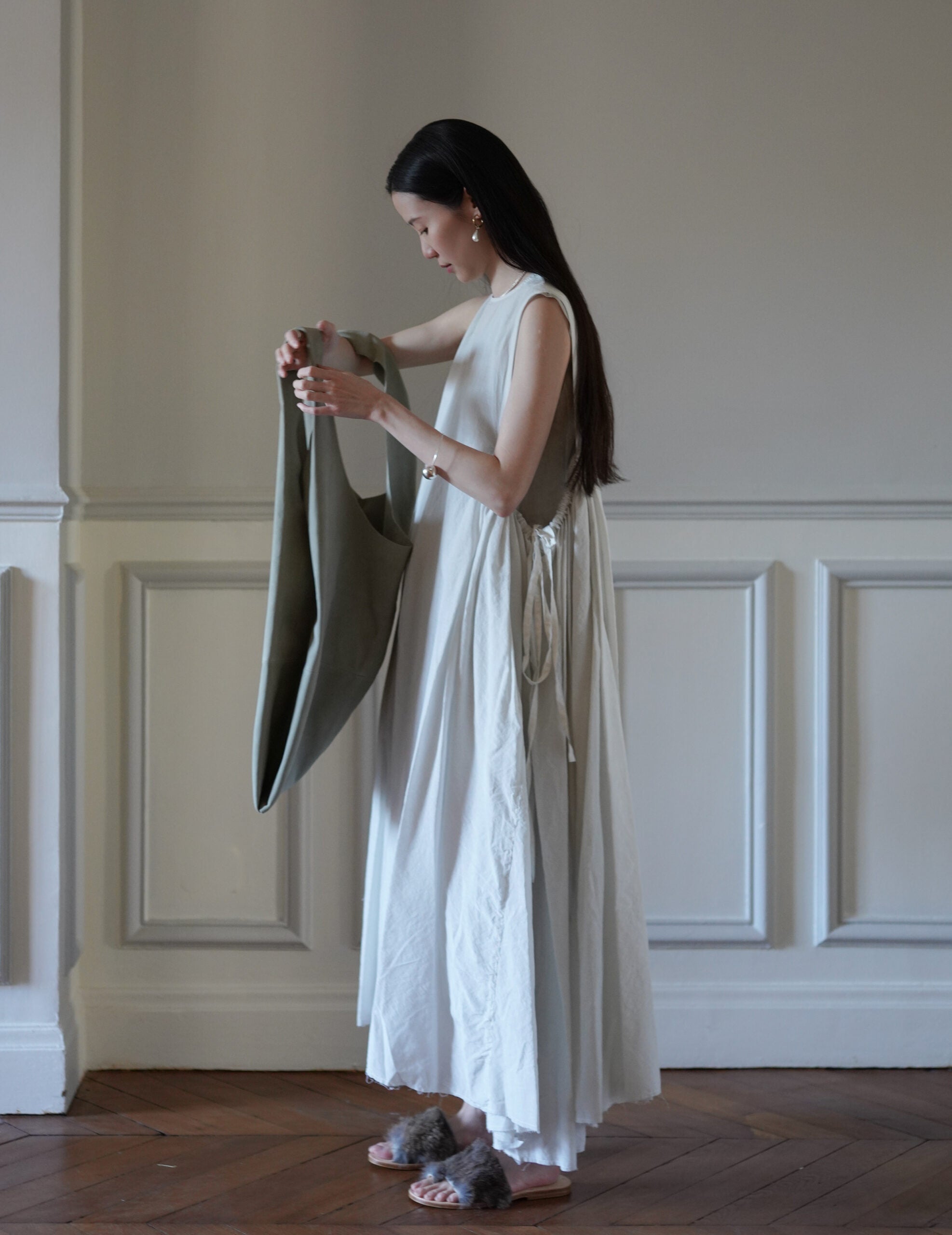 U Bag XL Suede・湖光綠