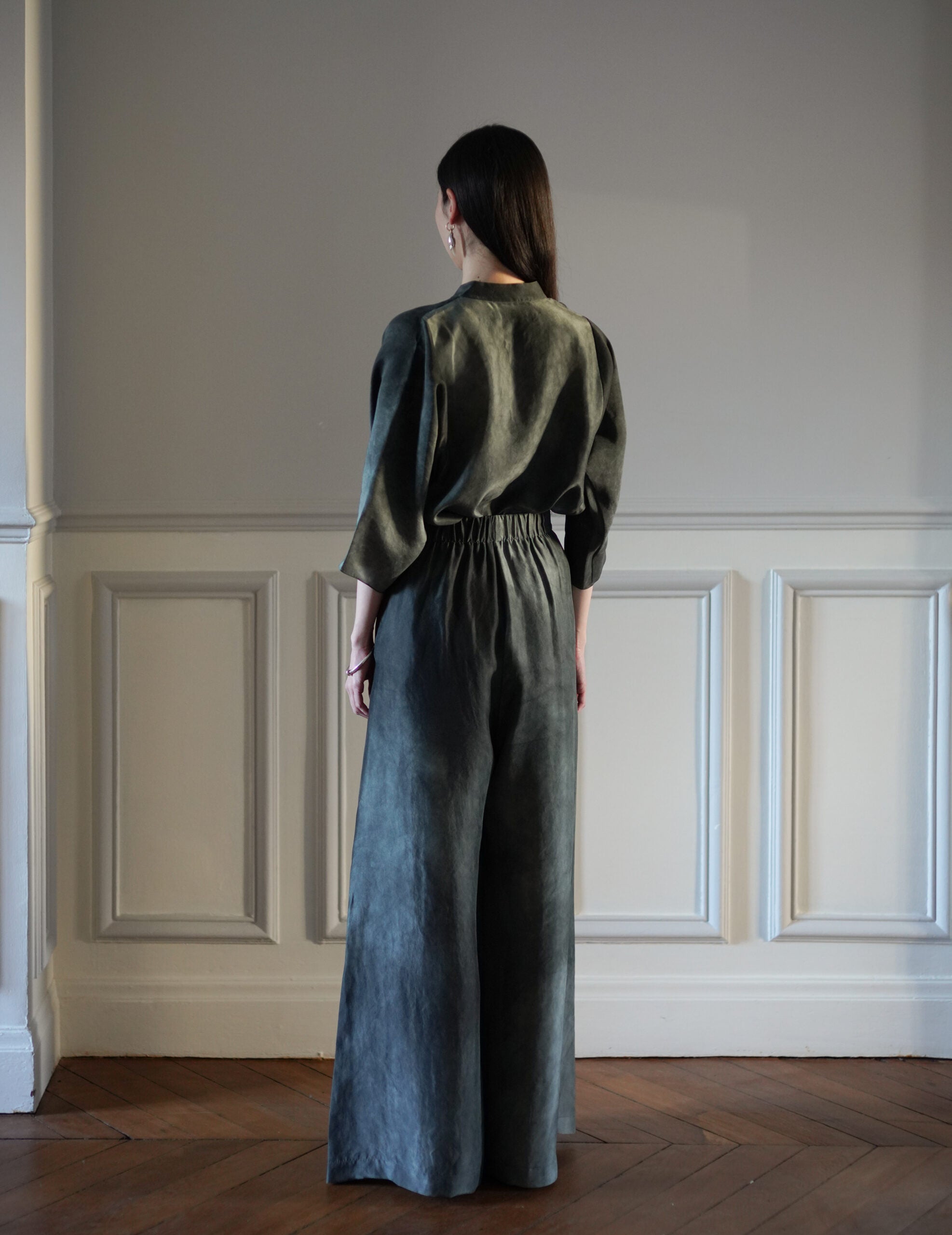 Dali 寬褲・煙藍色