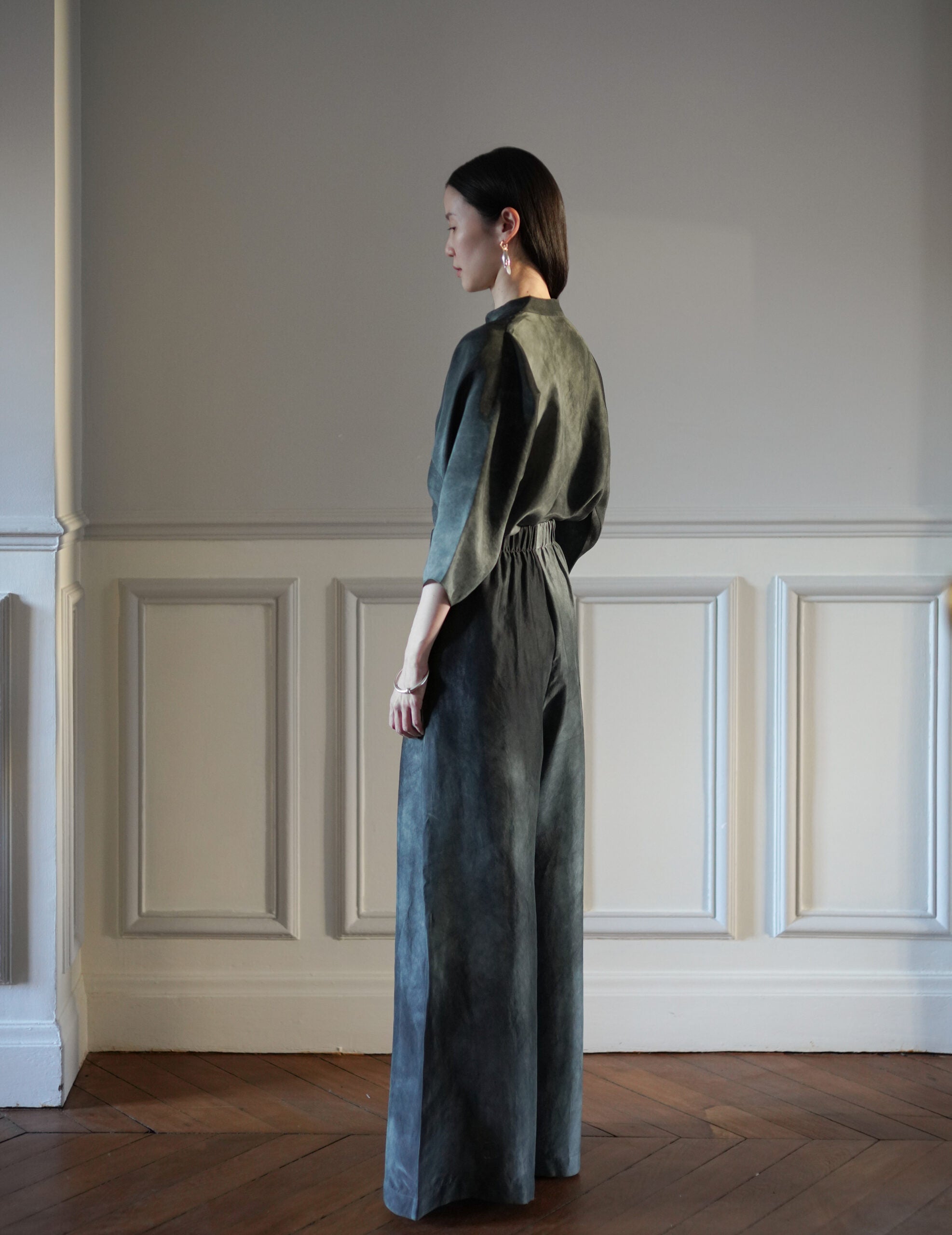 Dali 寬褲・煙藍色