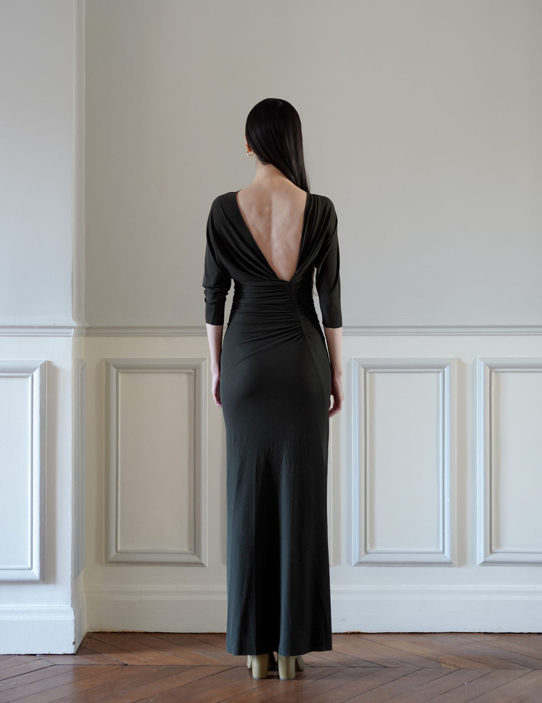 Anghela 洋裝・墨綠色