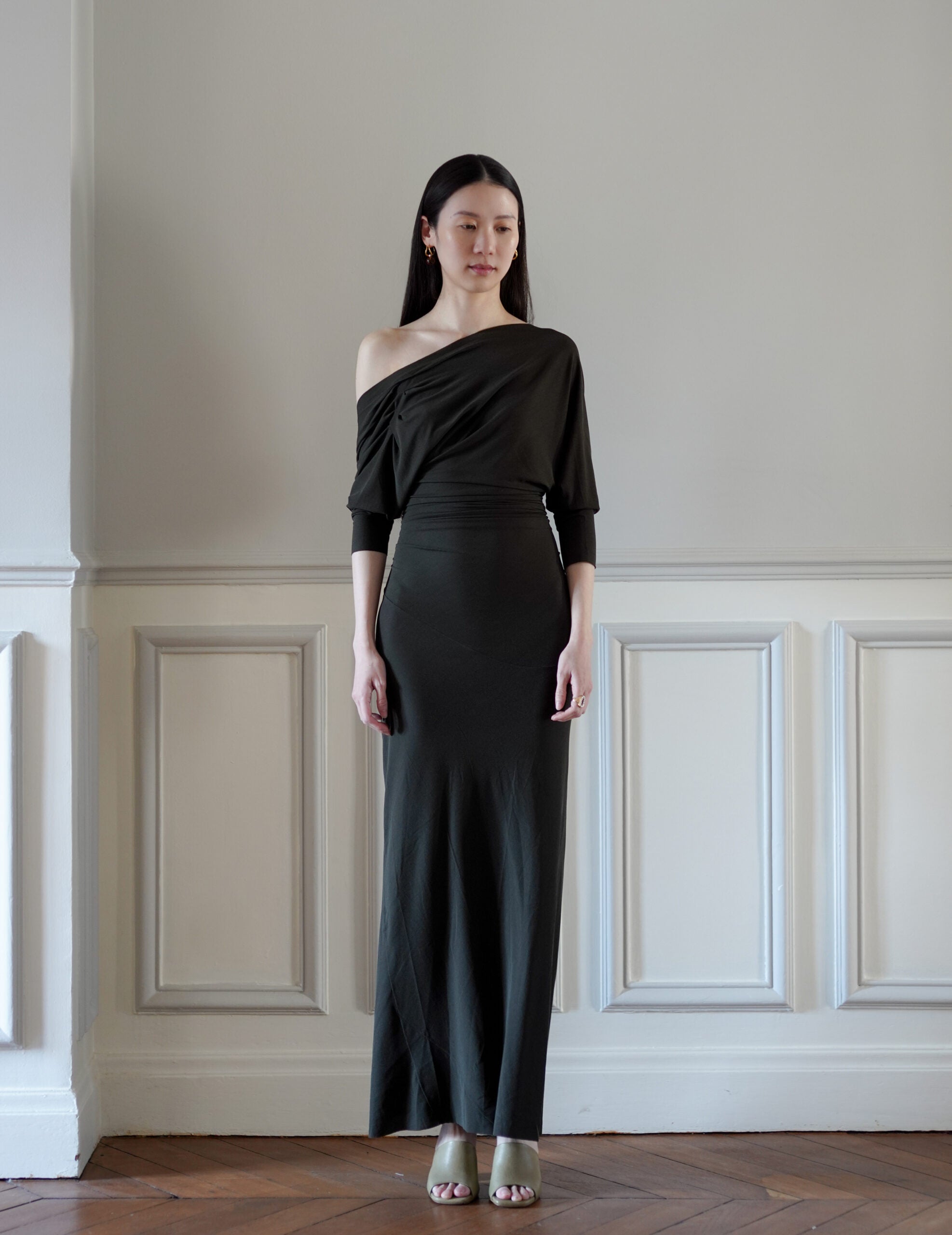 Anghela 洋裝・墨綠色