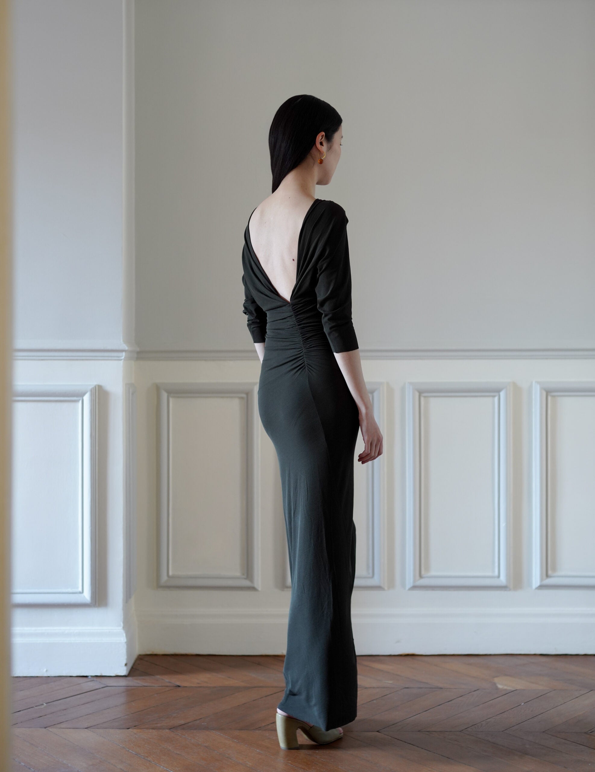 Anghela 洋裝・墨綠色