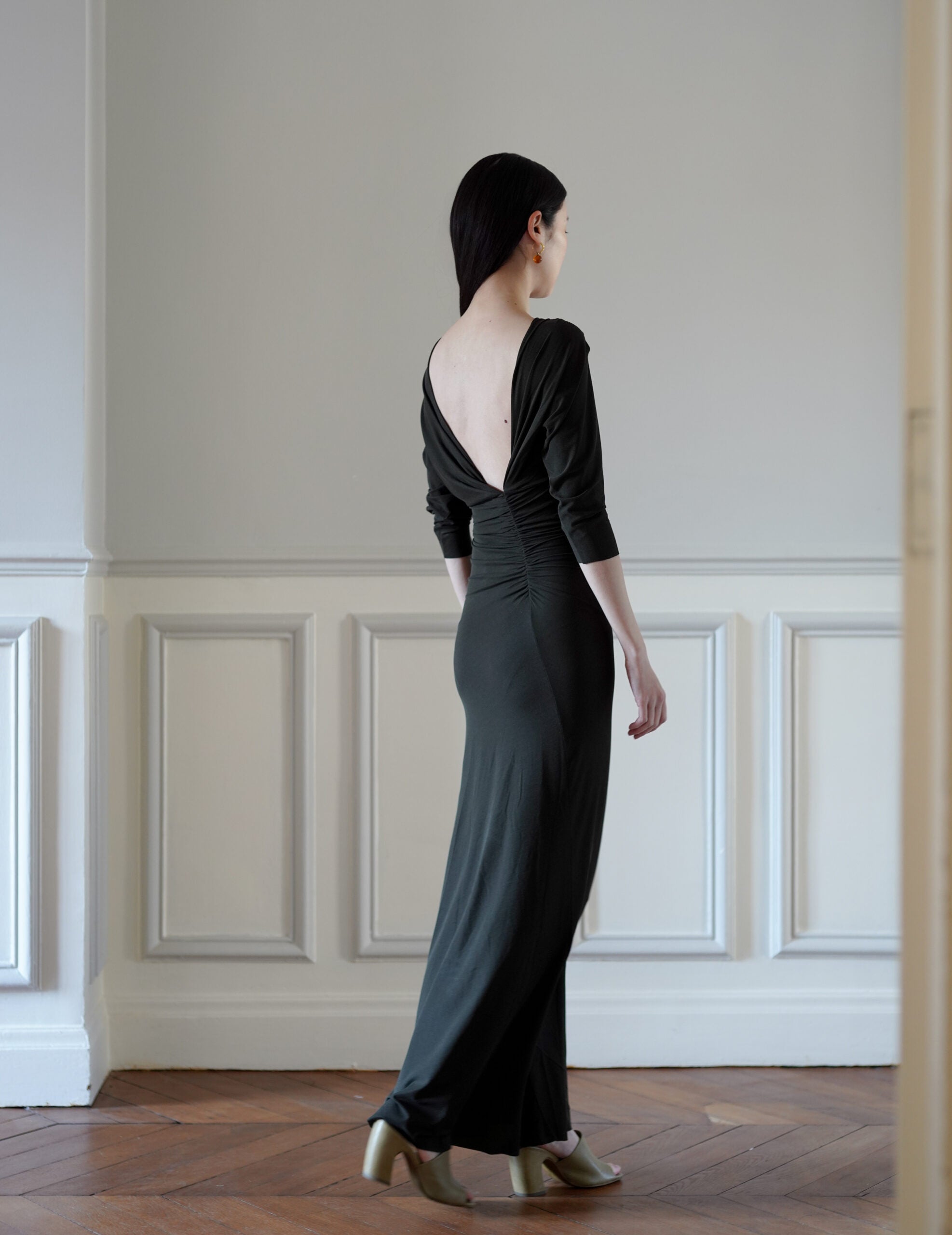 Anghela 洋裝・墨綠色