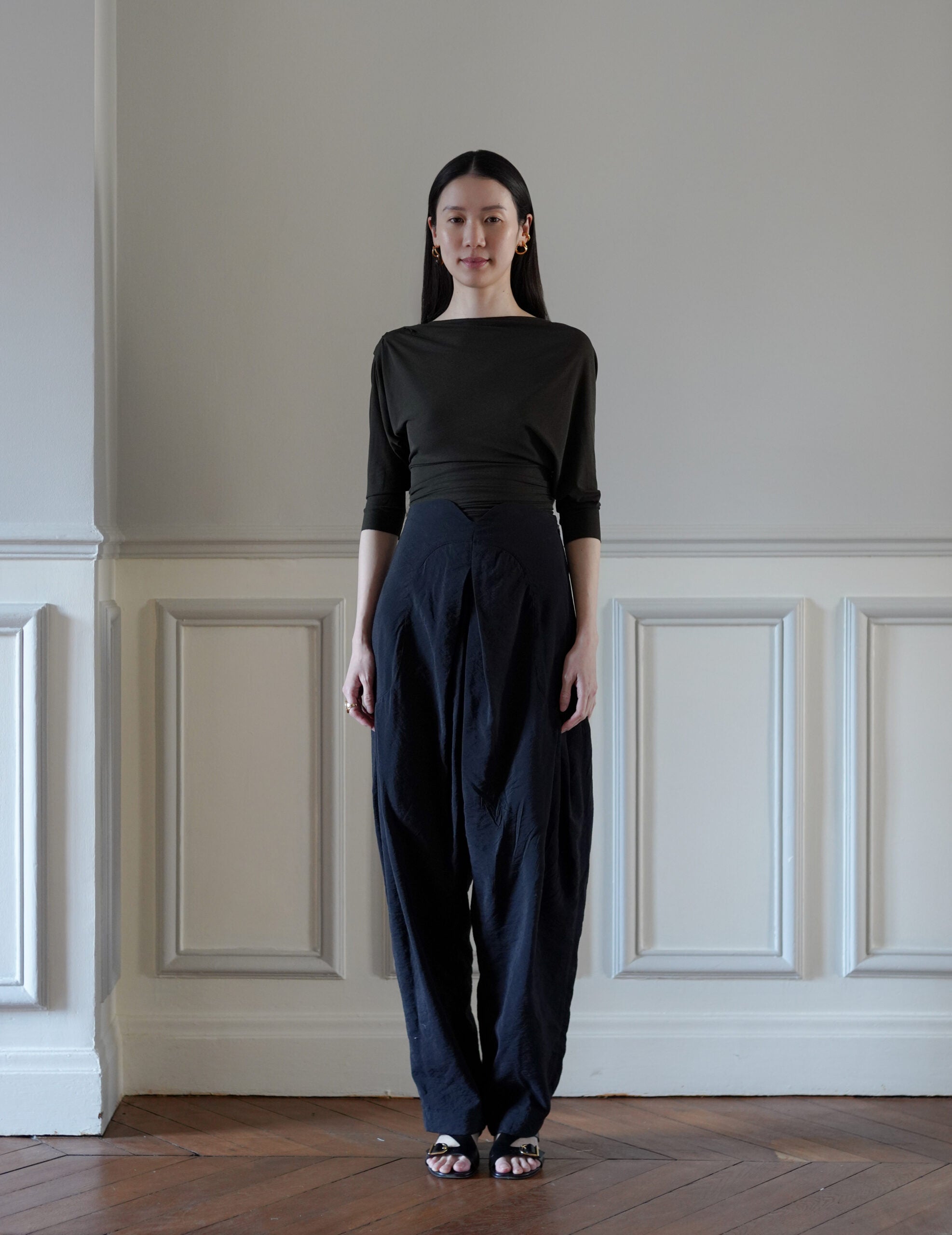 Anghela 洋裝・墨綠色