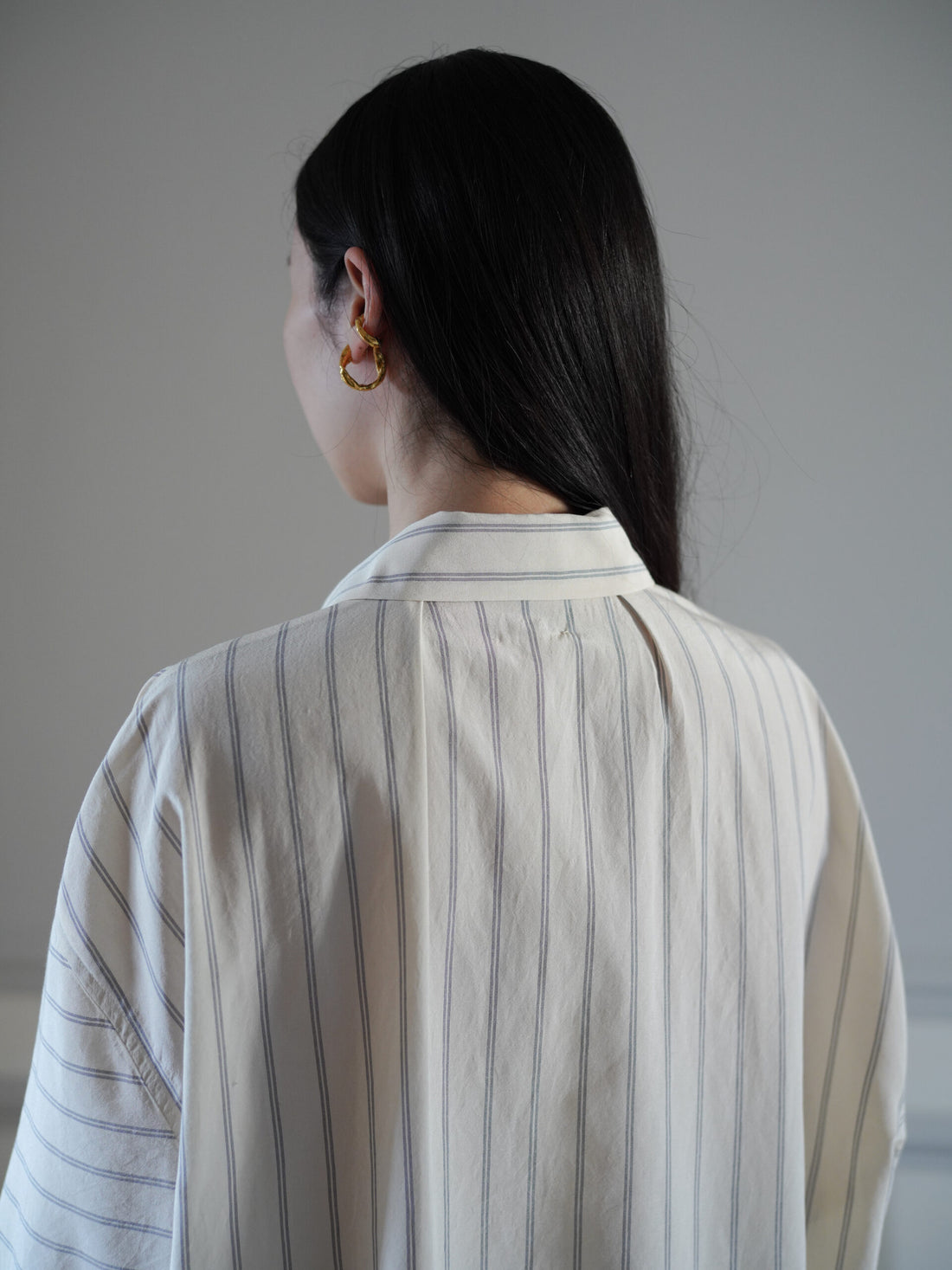 3/4 Sleeve Shirt・Ivory White