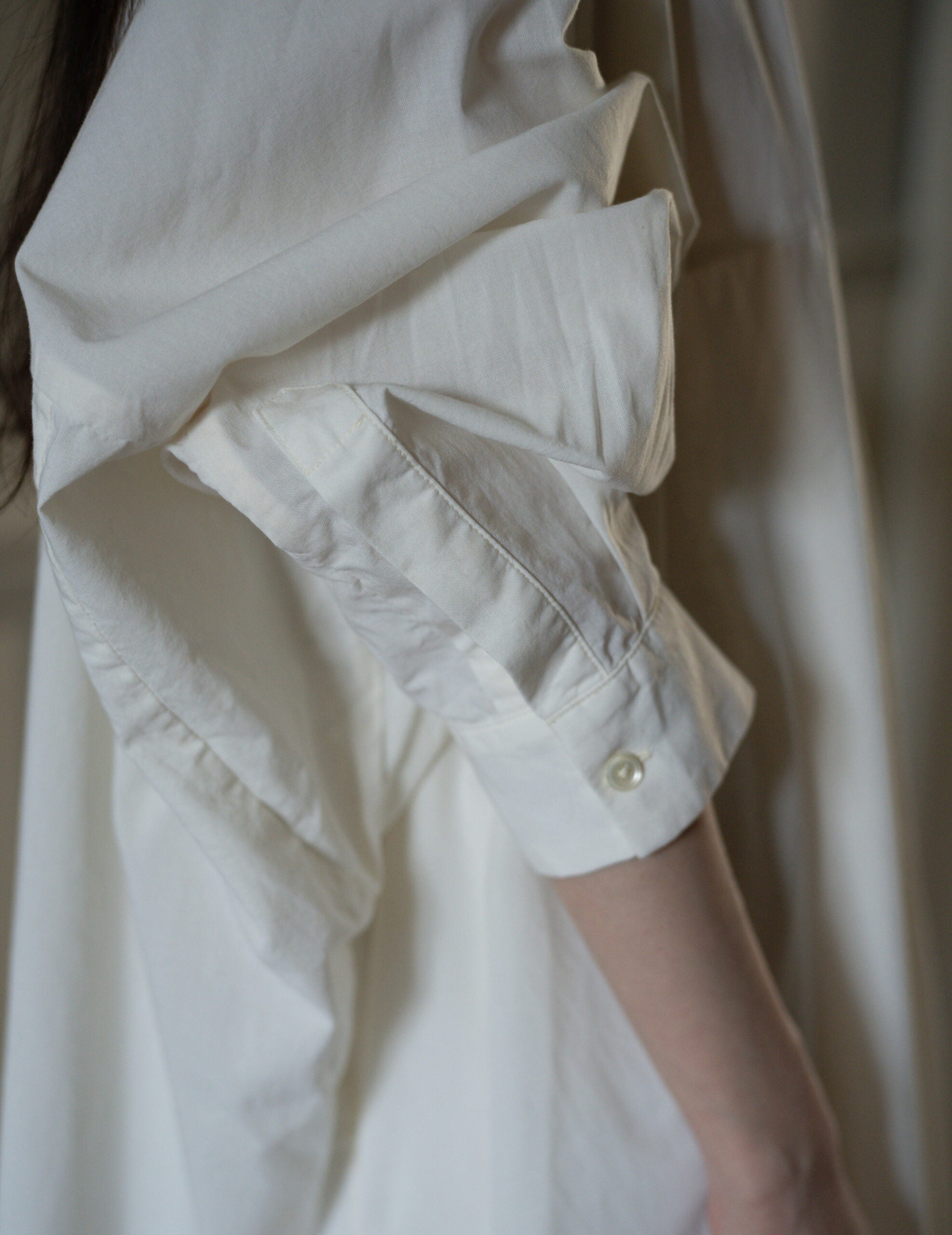 AO DAÏ Long B/C Shirt・White