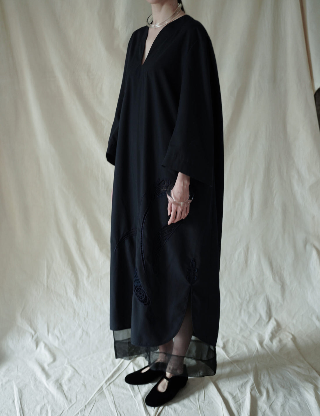 Glassy Tube Bangle・Clear