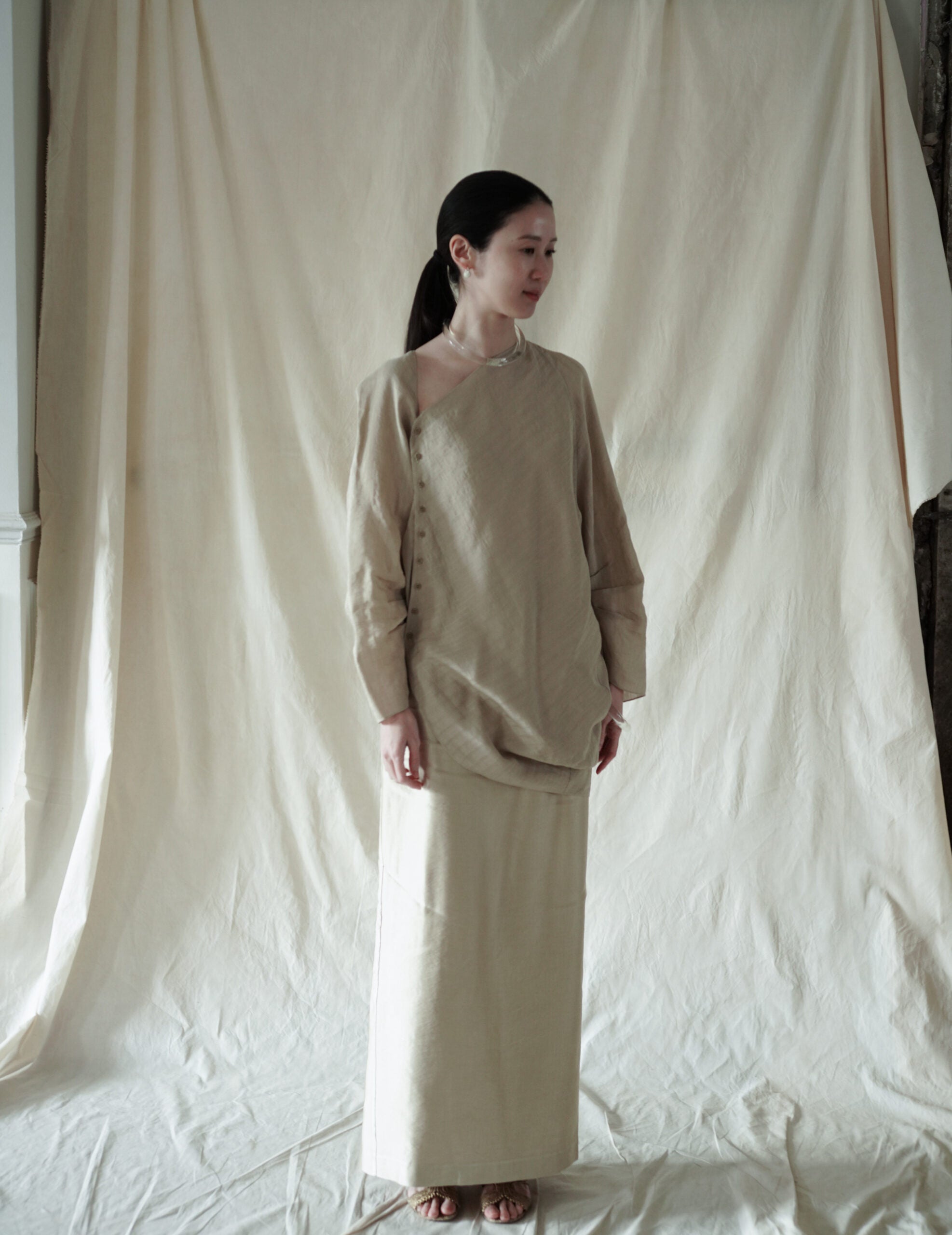 玻璃項圈・透明