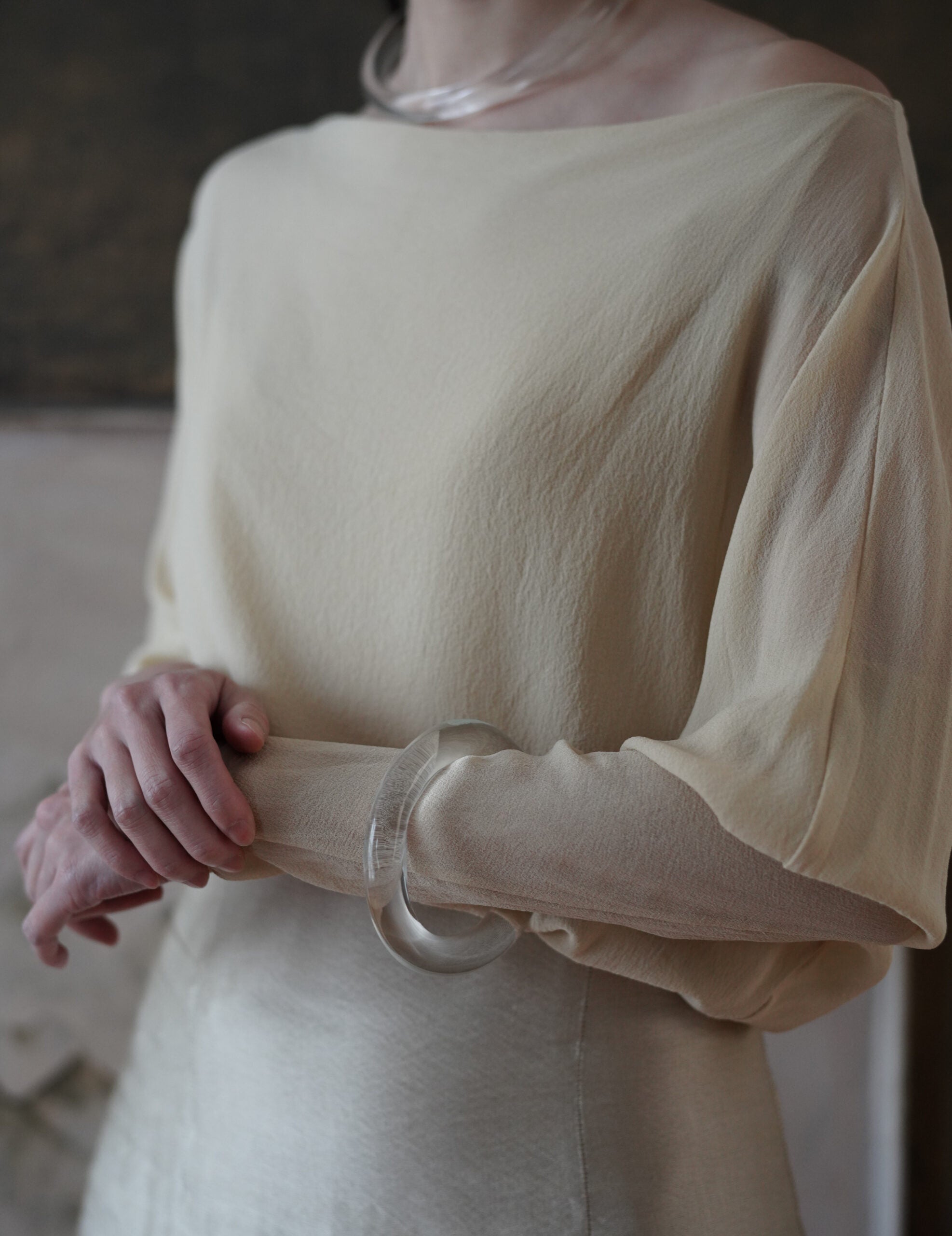 玻璃手鐲・透明